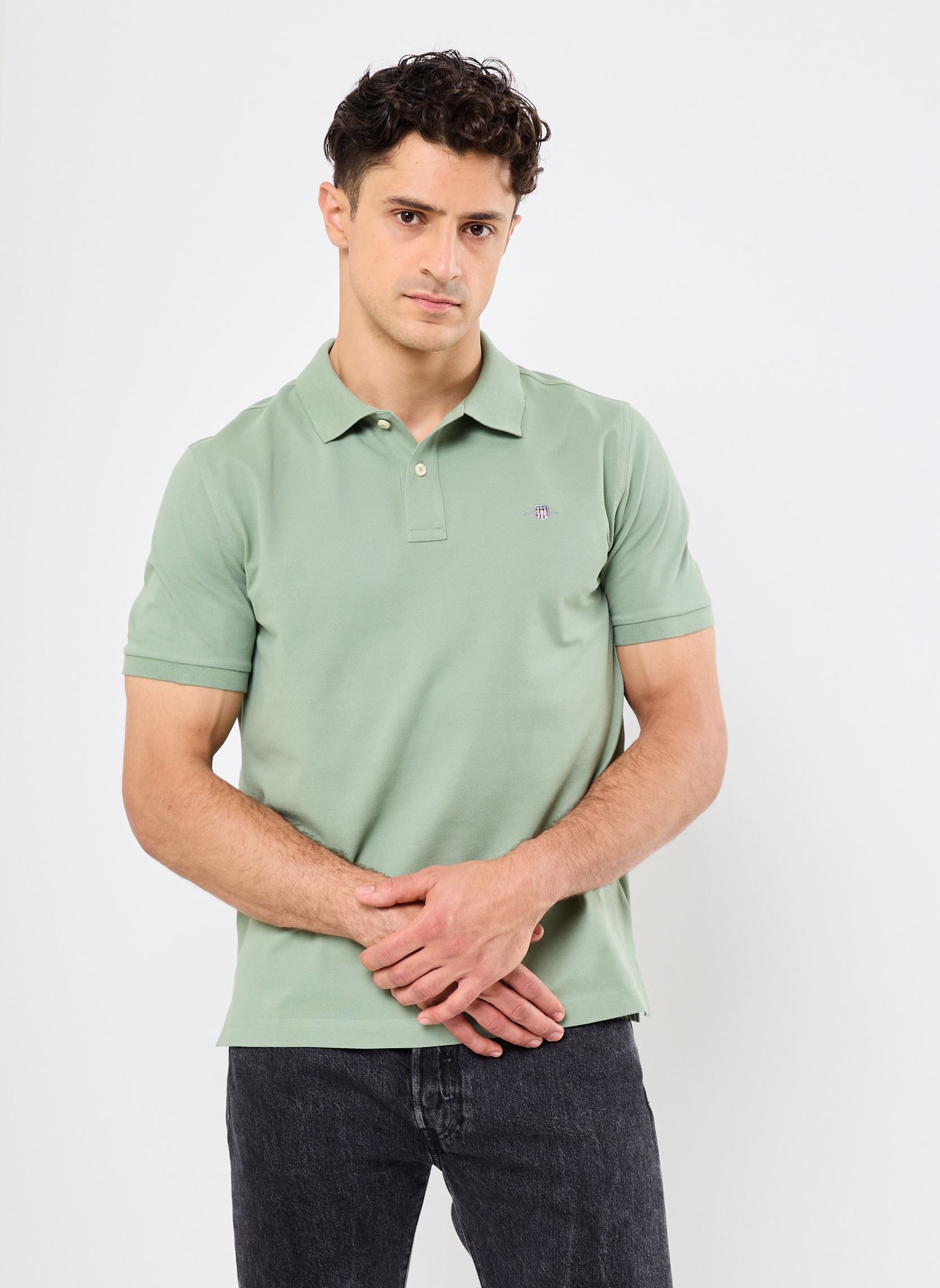 Polo Gant Polo classique en piqué Shield EU - vue 10