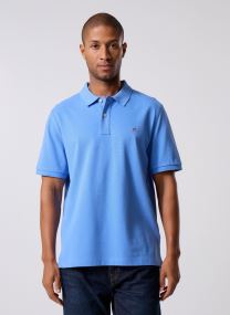 Korte mouwen polo's Reg Shield Ss Pique Polo heren roze