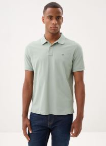 Korte mouwen polo's Reg Shield Ss Pique Polo heren roze