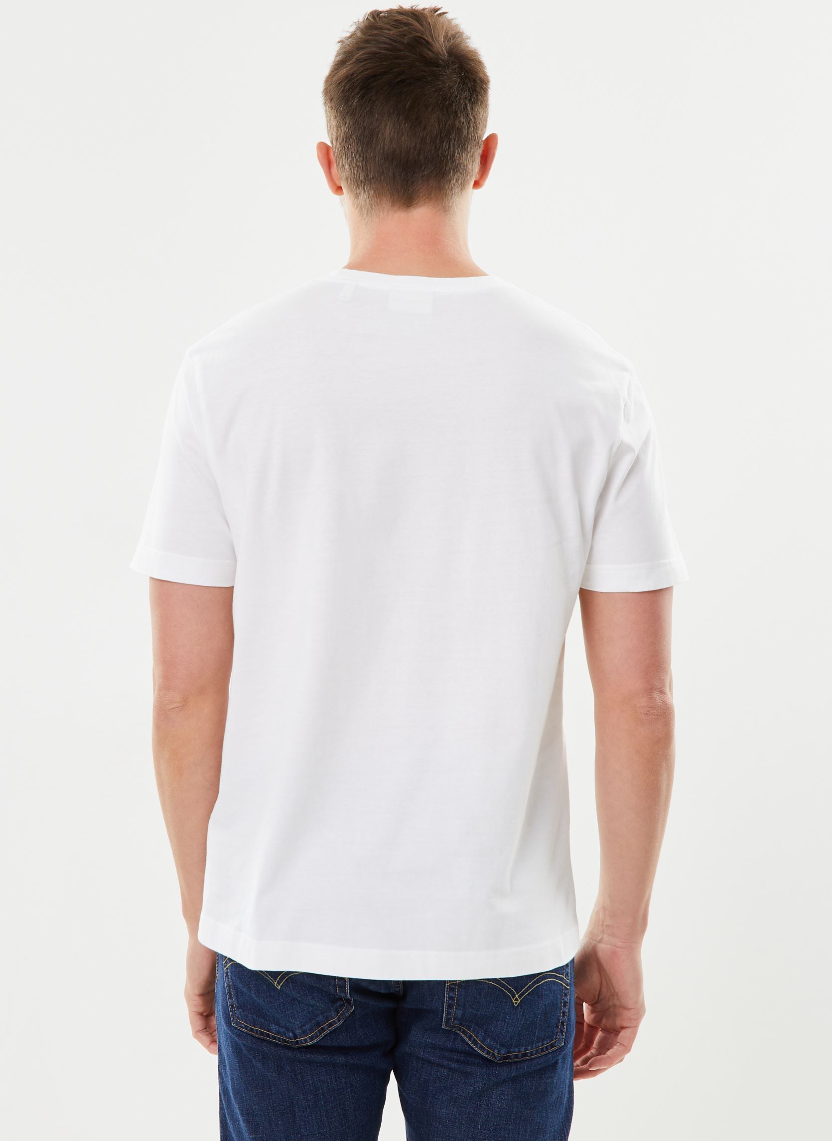 Tee-shirts manches courtes Reg Shield Ss T-Shirt homme blanc GANT Tee-shirts manches courtes Reg Shield Ss T-Shirt homme blanc WHITE