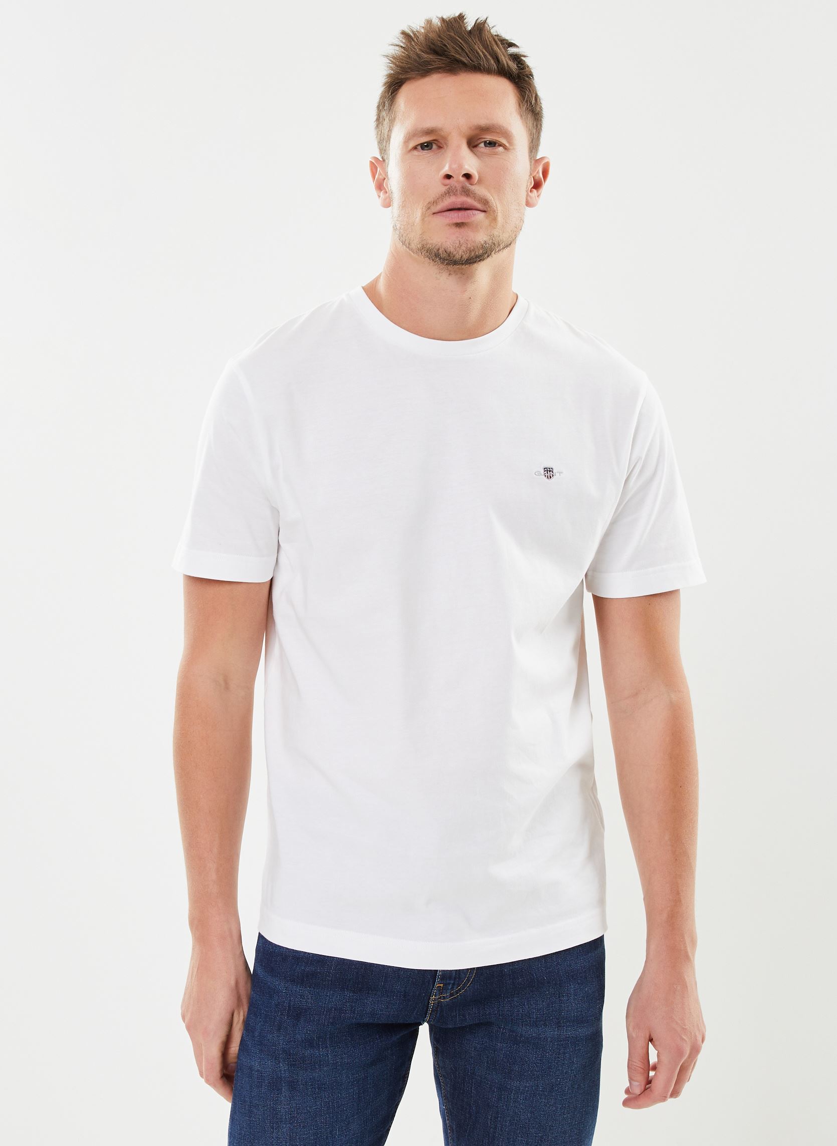 T shirt Gant REG SHIELD SS T SHIRT EU - vue 7
