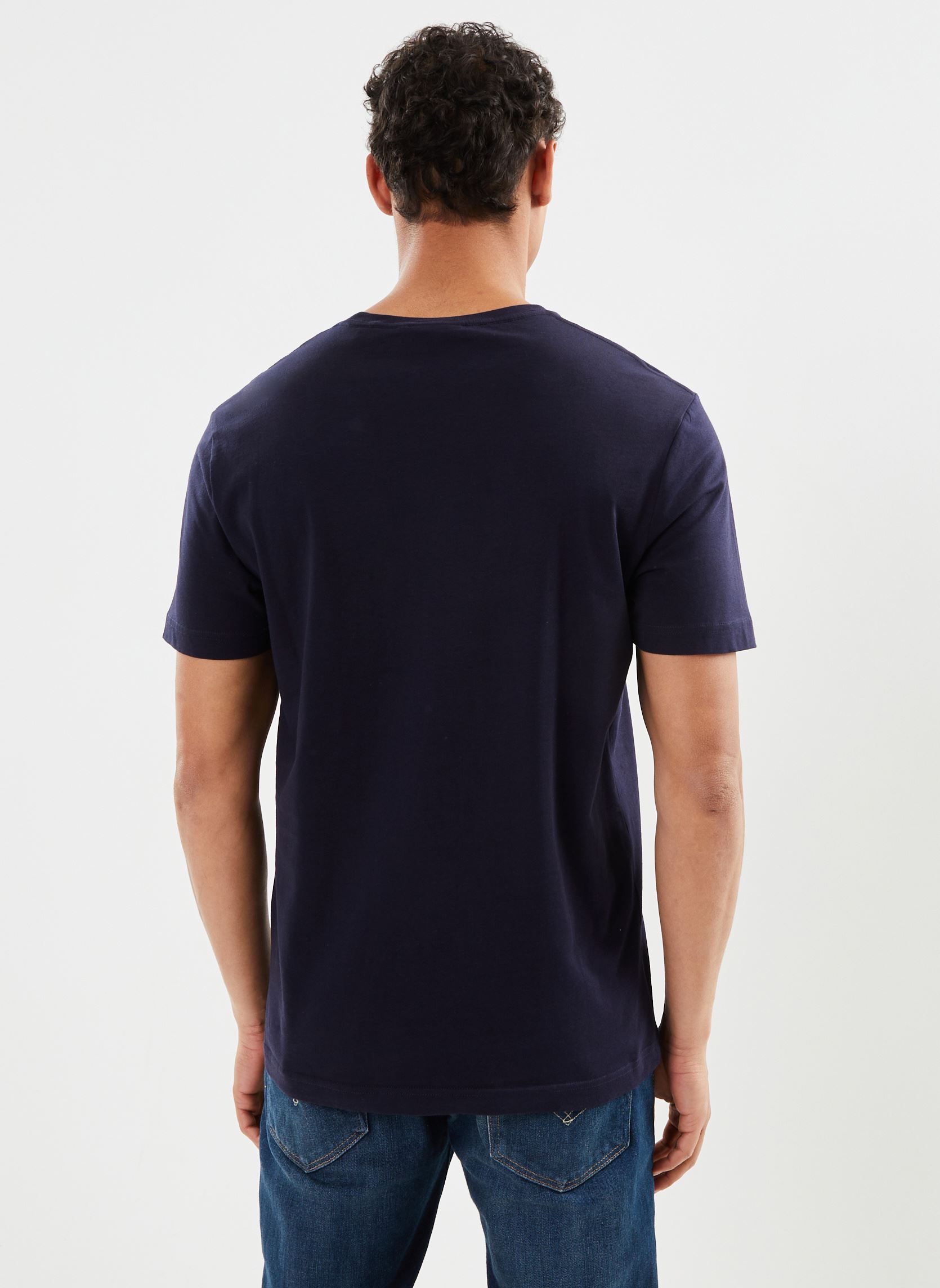 T-shirts met korte mouwen Reg Shield Ss T-Shirt heren blauw GANT T-shirts met korte mouwen Reg Shield Ss T-Shirt heren blauw EVENING BLUE