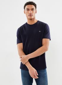 T-shirts met korte mouwen Reg Shield Ss T-Shirt heren blauw GANT T-shirts met korte mouwen Reg Shield Ss T-Shirt heren blauw EVENING BLUE