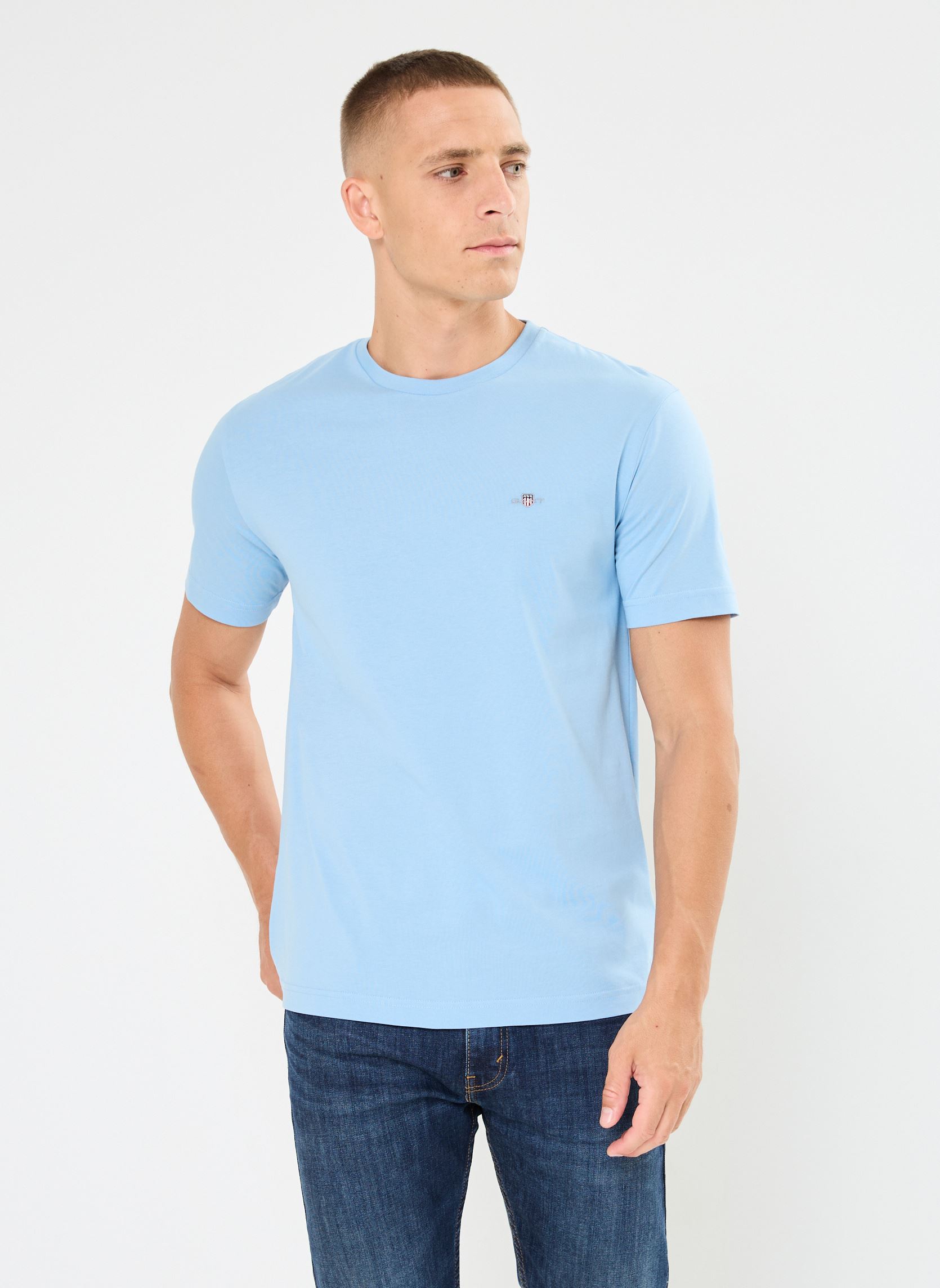 Vêtements GANT Reg Shield Ss T-Shirt pour Homme