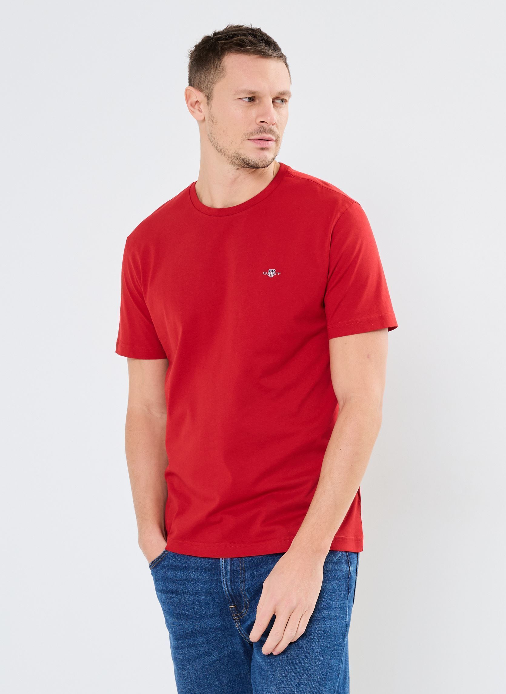 Vêtements GANT Reg Shield Ss T-Shirt pour Homme