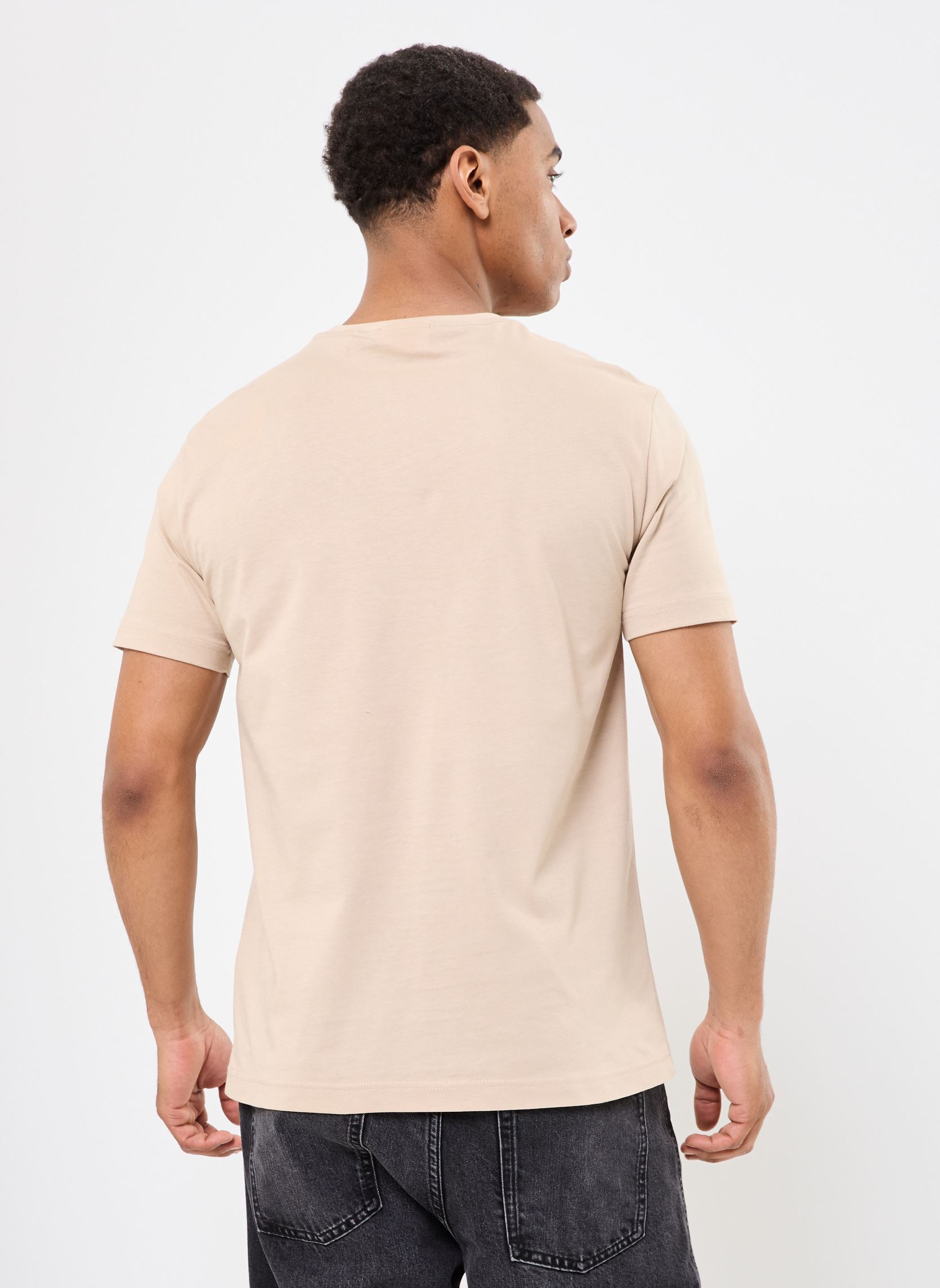 Tee-shirts manches courtes Reg Shield Ss T-Shirt homme beige GANT Tee-shirts manches courtes Reg Shield Ss T-Shirt homme beige GRIS CLAIR