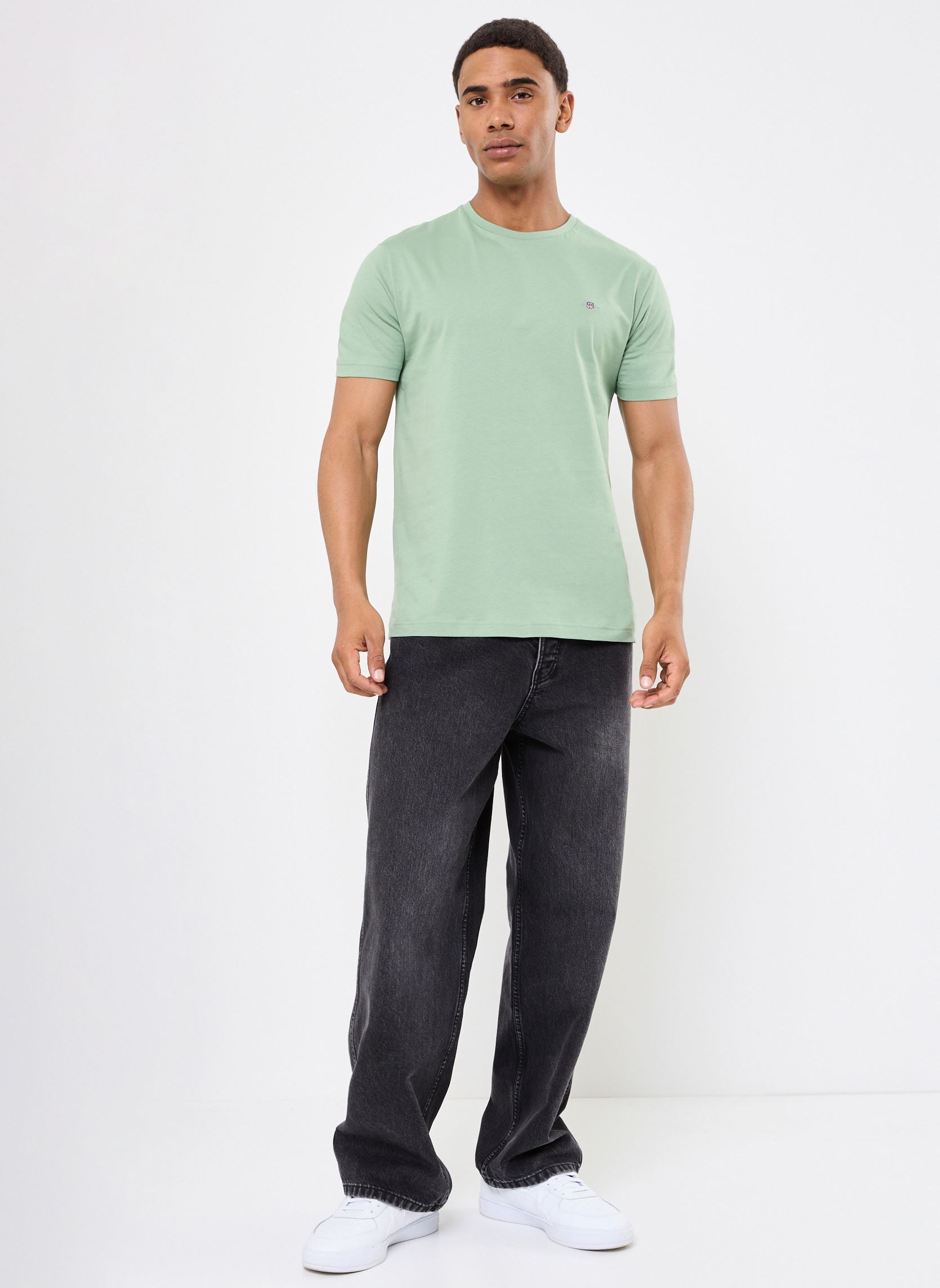 Tee-shirts manches courtes Reg Shield Ss T-Shirt homme vert GANT Tee-shirts manches courtes Reg Shield Ss T-Shirt homme vert VERT PRINTEMPS