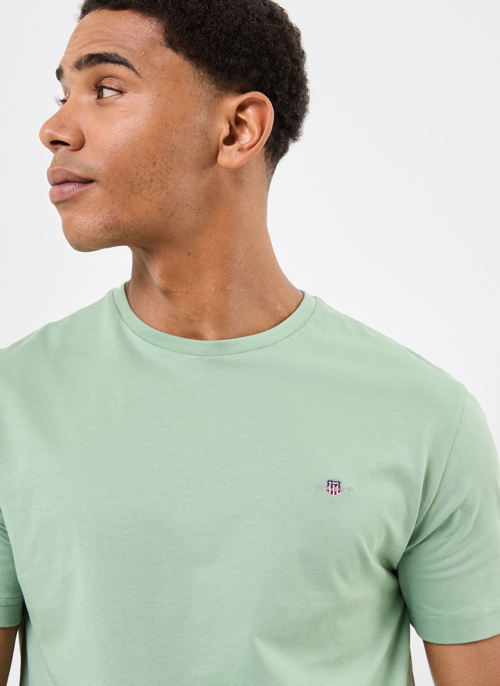Tee-shirts manches courtes Reg Shield Ss T-Shirt homme vert GANT Tee-shirts manches courtes Reg Shield Ss T-Shirt homme vert VERT PRINTEMPS