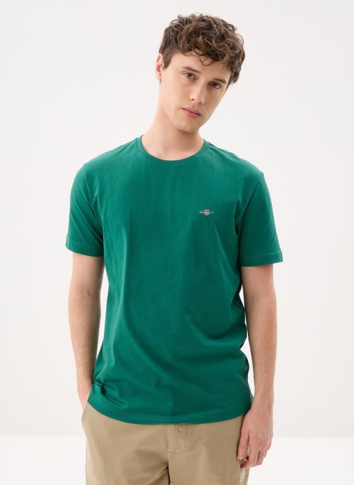 GANT T-shirts met korte mouwen Reg Shield Ss T-Shirt heren groen