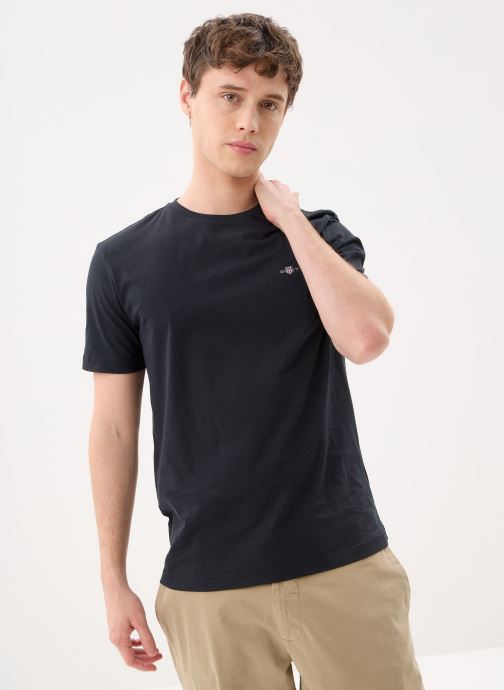 GANT T-shirts met korte mouwen Reg Shield Ss T-Shirt heren zwart