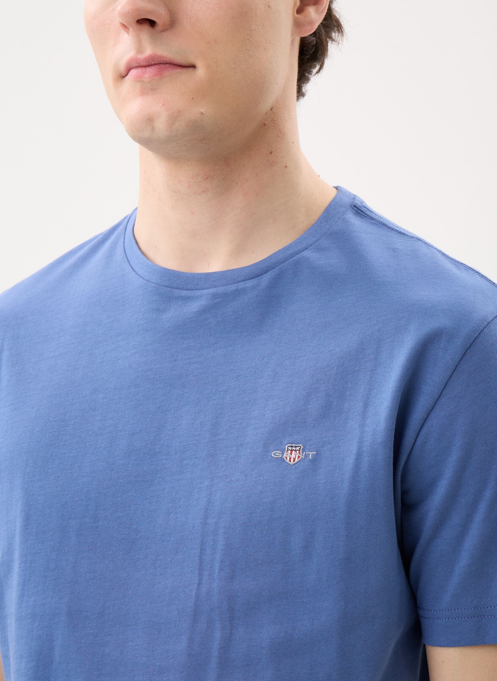 T-shirts met korte mouwen Reg Shield Ss T-Shirt heren blauw GANT T-shirts met korte mouwen Reg Shield Ss T-Shirt heren blauw VINTAGE BLUE