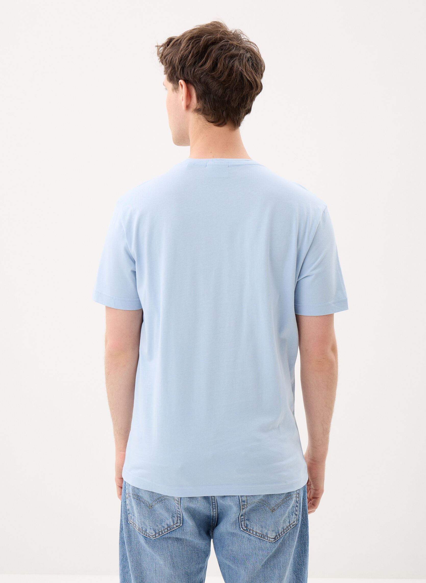 T-shirts met korte mouwen Reg Shield Ss T-Shirt heren blauw GANT T-shirts met korte mouwen Reg Shield Ss T-Shirt heren blauw FRESH BLUE