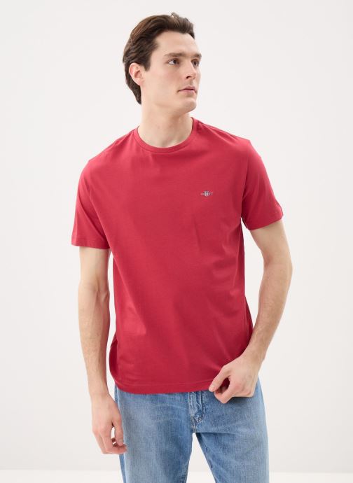 GANT T-shirts met korte mouwen Reg Shield Ss T-Shirt heren rood