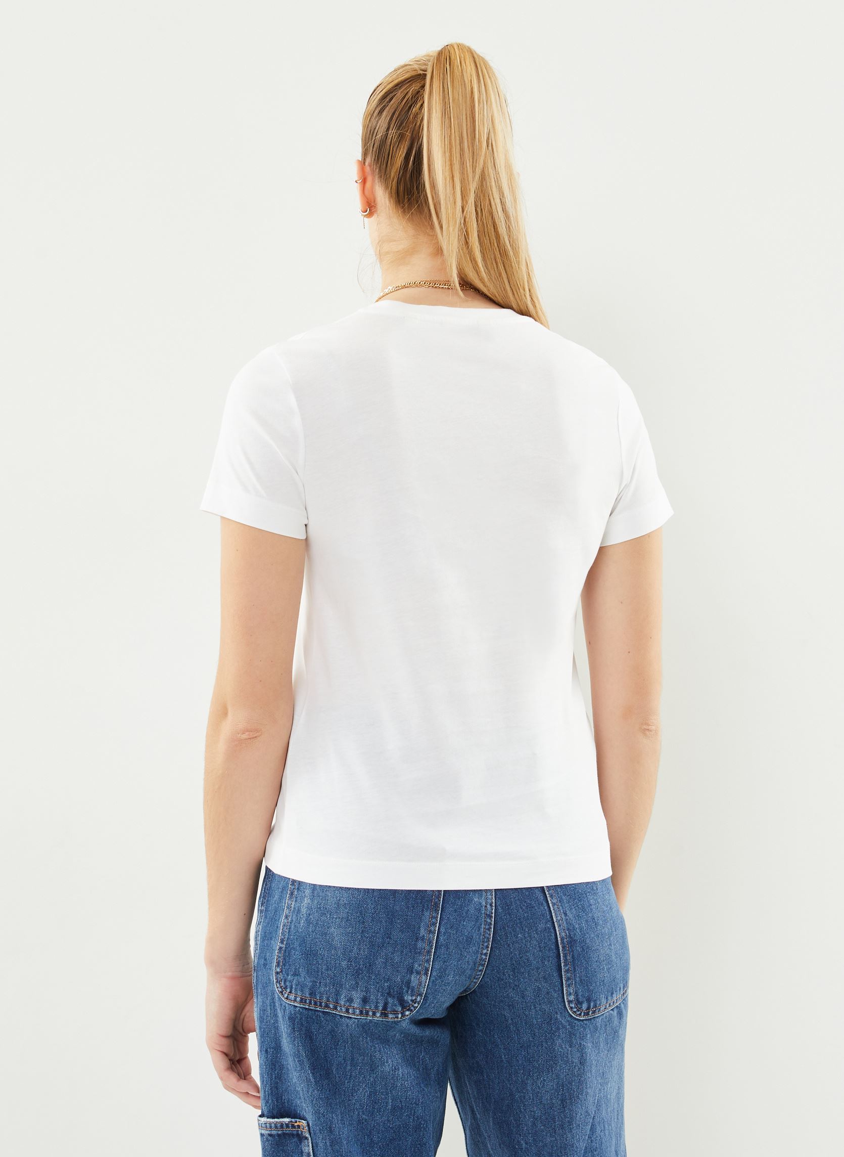 T-shirts met korte mouwen Reg Shield Ss V-Neck T-Shirt dames wit GANT T-shirts met korte mouwen Reg Shield Ss V-Neck T-Shirt dames wit WHITE
