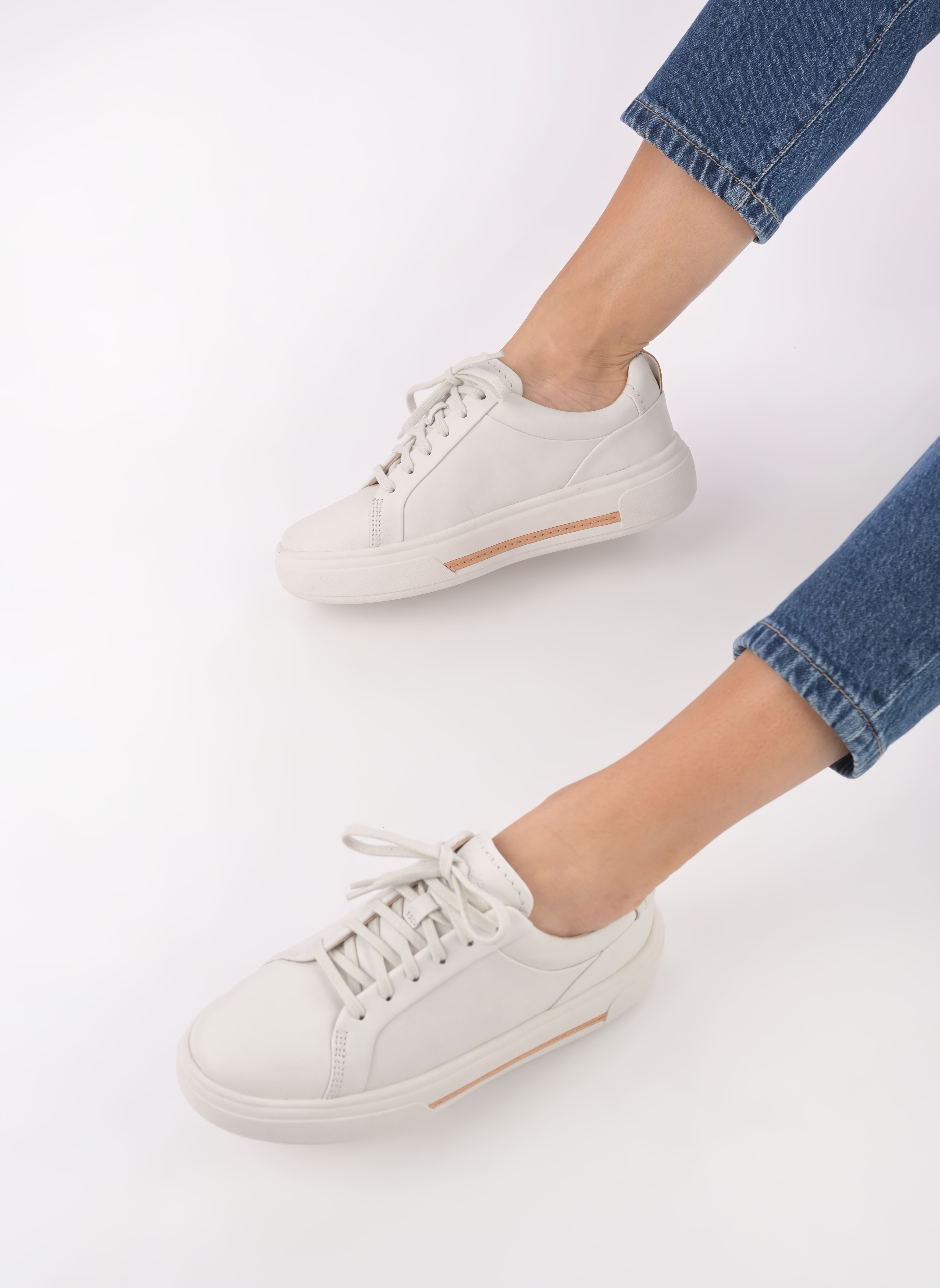 Baskets Hollyhock Walk femme blanc Clarks Baskets Hollyhock Walk femme blanc Off White Lea