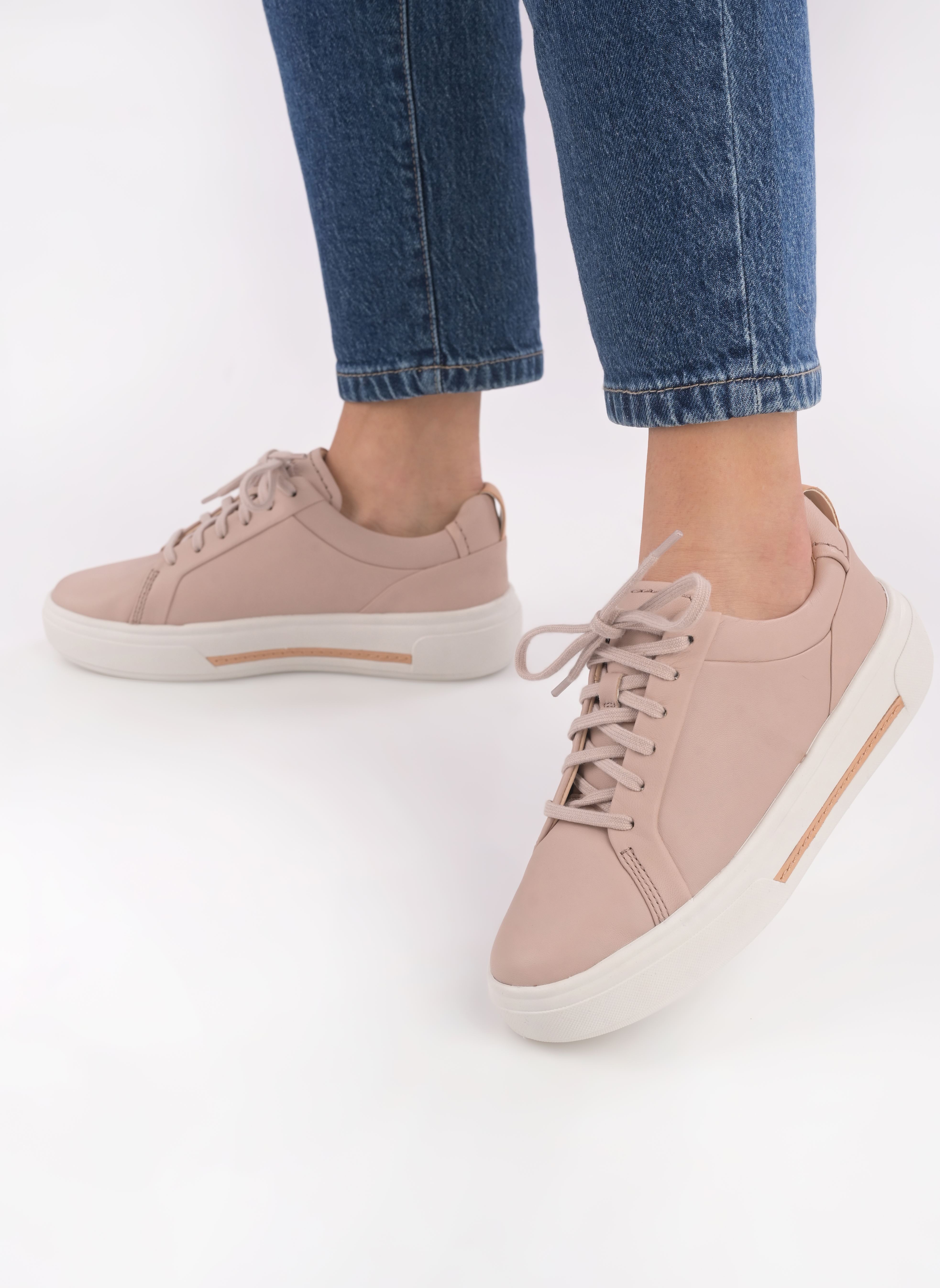 Sneaker Hollyhock Walk damen rosa Clarks Sneaker Hollyhock Walk damen rosa ROSE LEATHER