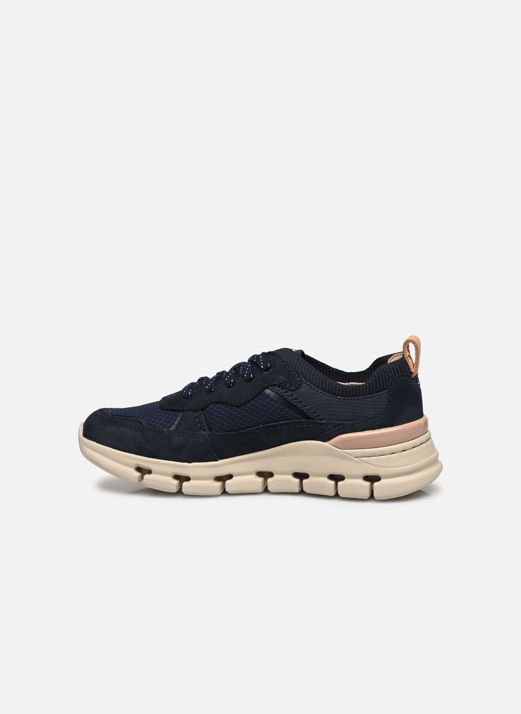 Sneakers Nature X Cove dames blauw Clarks Sneakers Nature X Cove dames blauw NAVY COMBI
