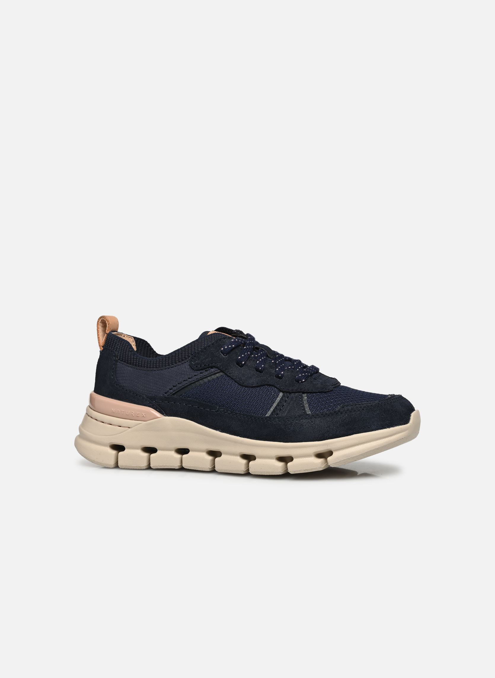 Sneakers Nature X Cove dames blauw Clarks Sneakers Nature X Cove dames blauw NAVY COMBI