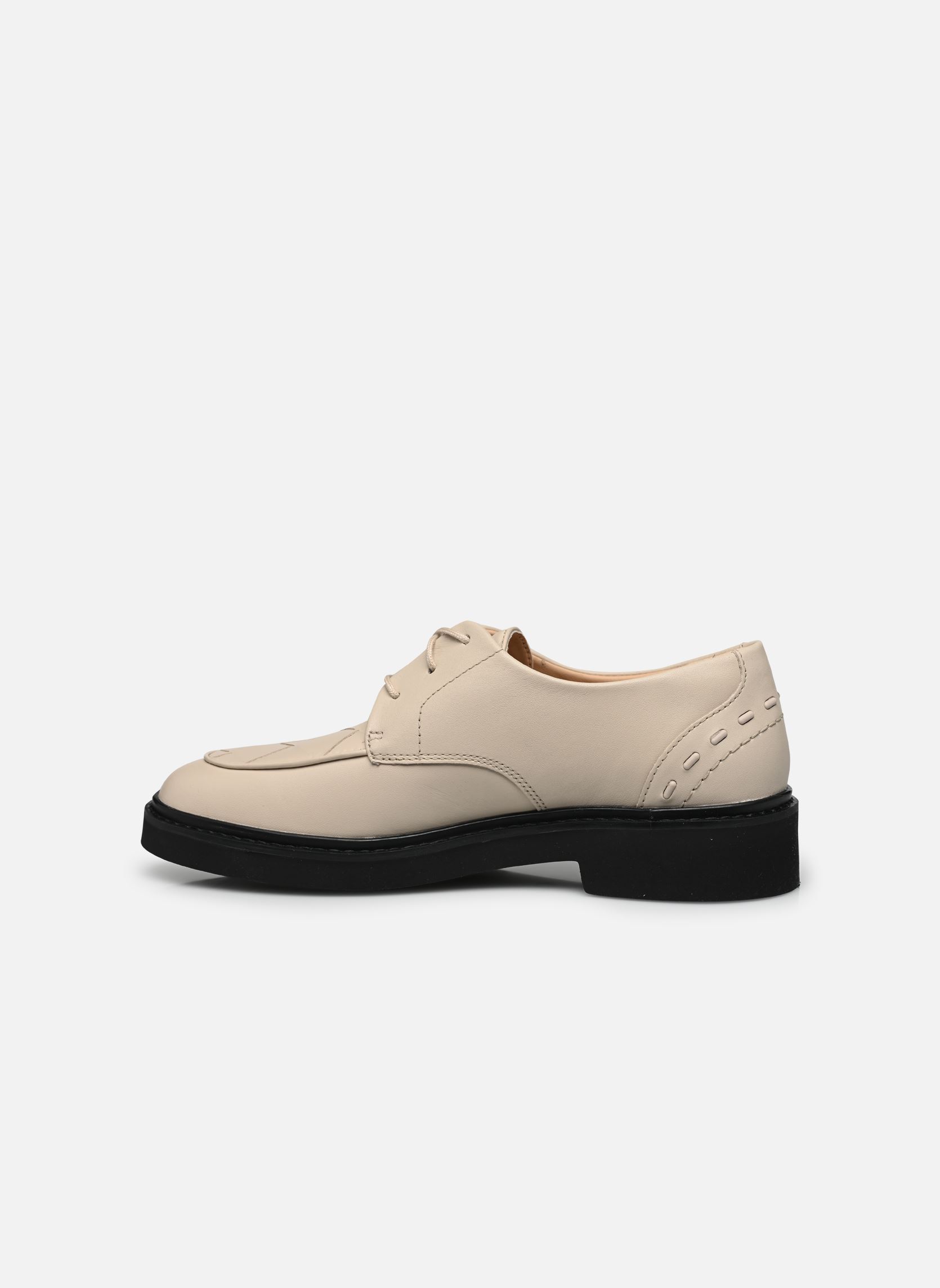Derbies Splend Weave femme blanc Clarks Derbies Splend Weave femme blanc IVORY LEATHER