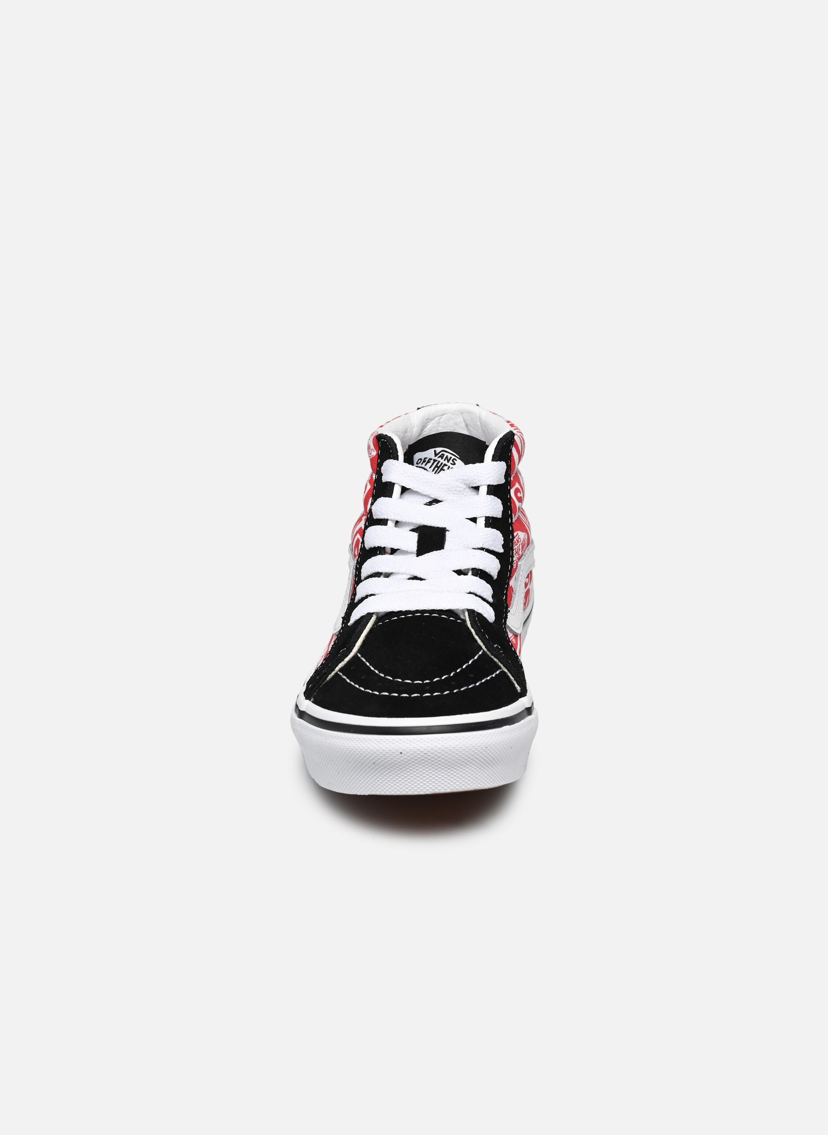 Baskets UY SK8-Mid Reissue noir Vans Baskets UY SK8-Mid Reissue noir LOGO BLACK/RACING RED