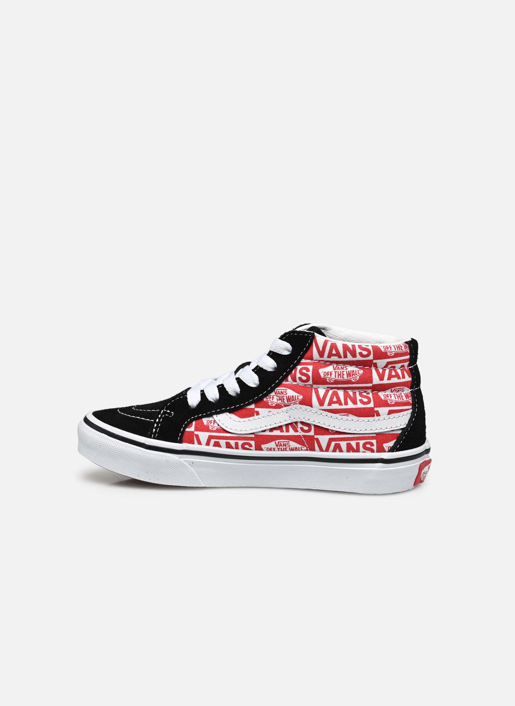 Baskets UY SK8-Mid Reissue noir Vans Baskets UY SK8-Mid Reissue noir LOGO BLACK/RACING RED