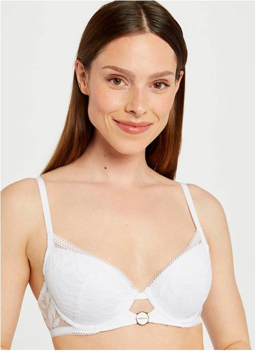 Morgan Brassières Soutien-gorge ampliforme coque moulée blanc Lina femme blanc
