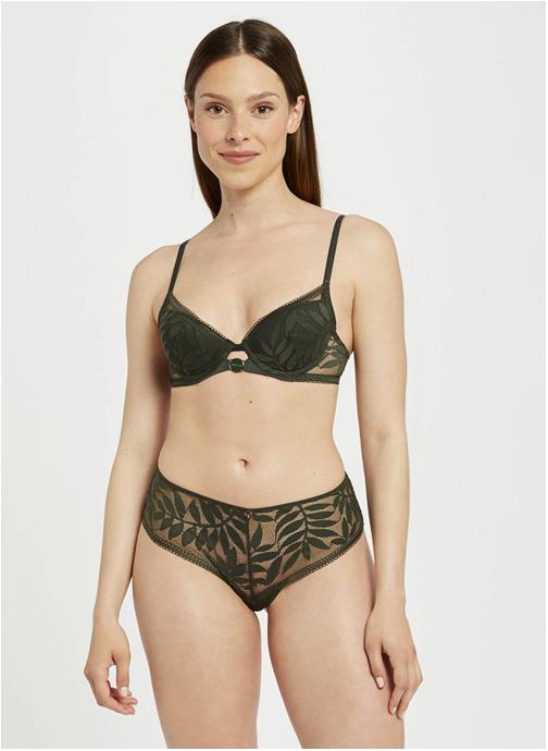 Morgan Culottes Shorty tanga kaki Lina femme vert