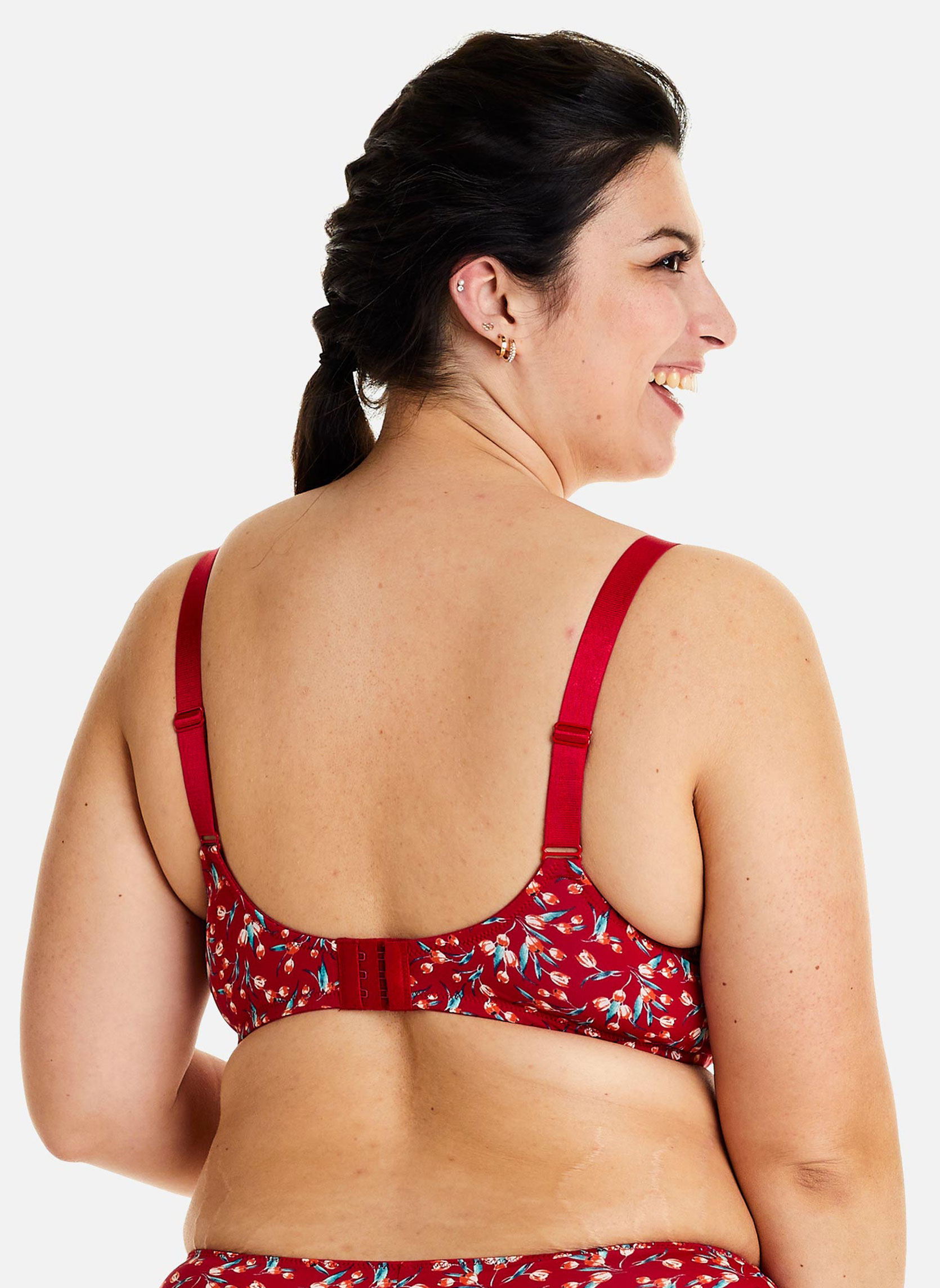 Brassières Soutien-gorge à armatures grand maintien rouge Paprika femme rouge Pomm'Poire Brassières Soutien-gorge à armatures grand maintien rouge Paprika femme rouge Rouge
