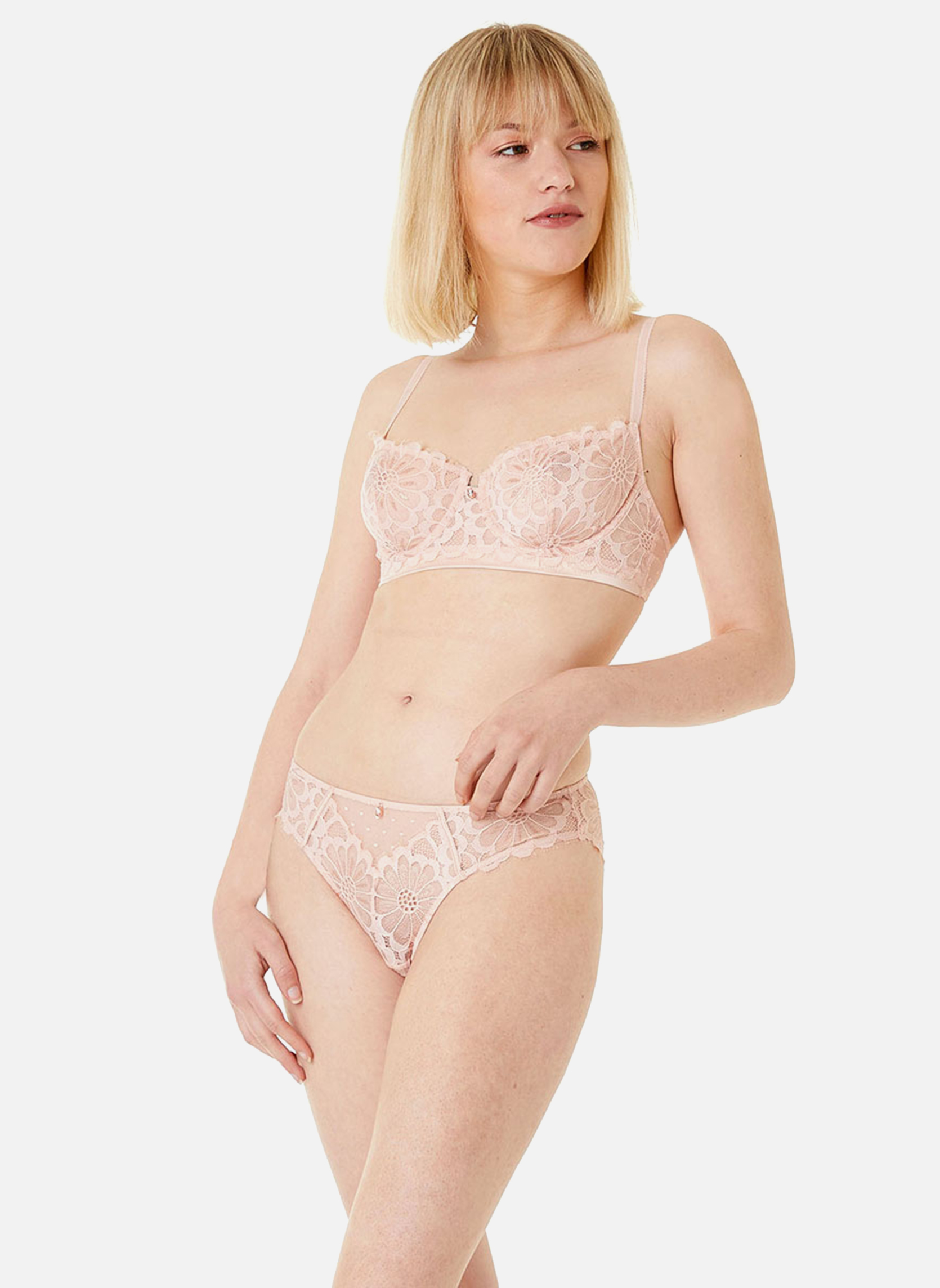Brassières Soutien-gorge armature poudre Acquise femme rose Brigitte Bardot Brassières Soutien-gorge armature poudre Acquise femme rose Rose