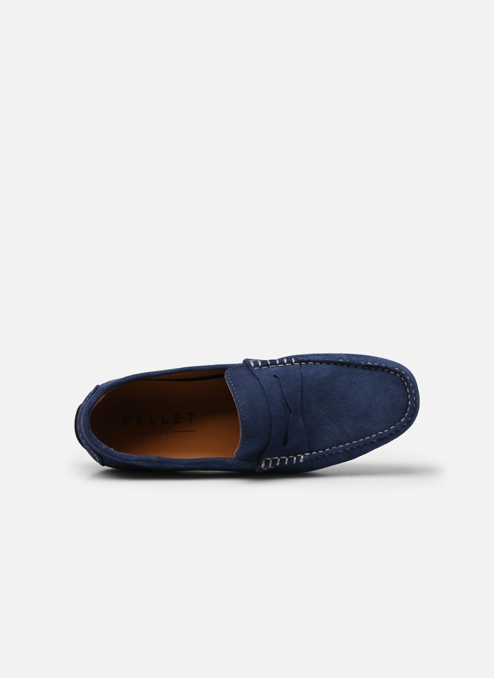 Mocasines CADOR hombre azul Pellet Mocasines CADOR hombre azul VELOURS JEANS