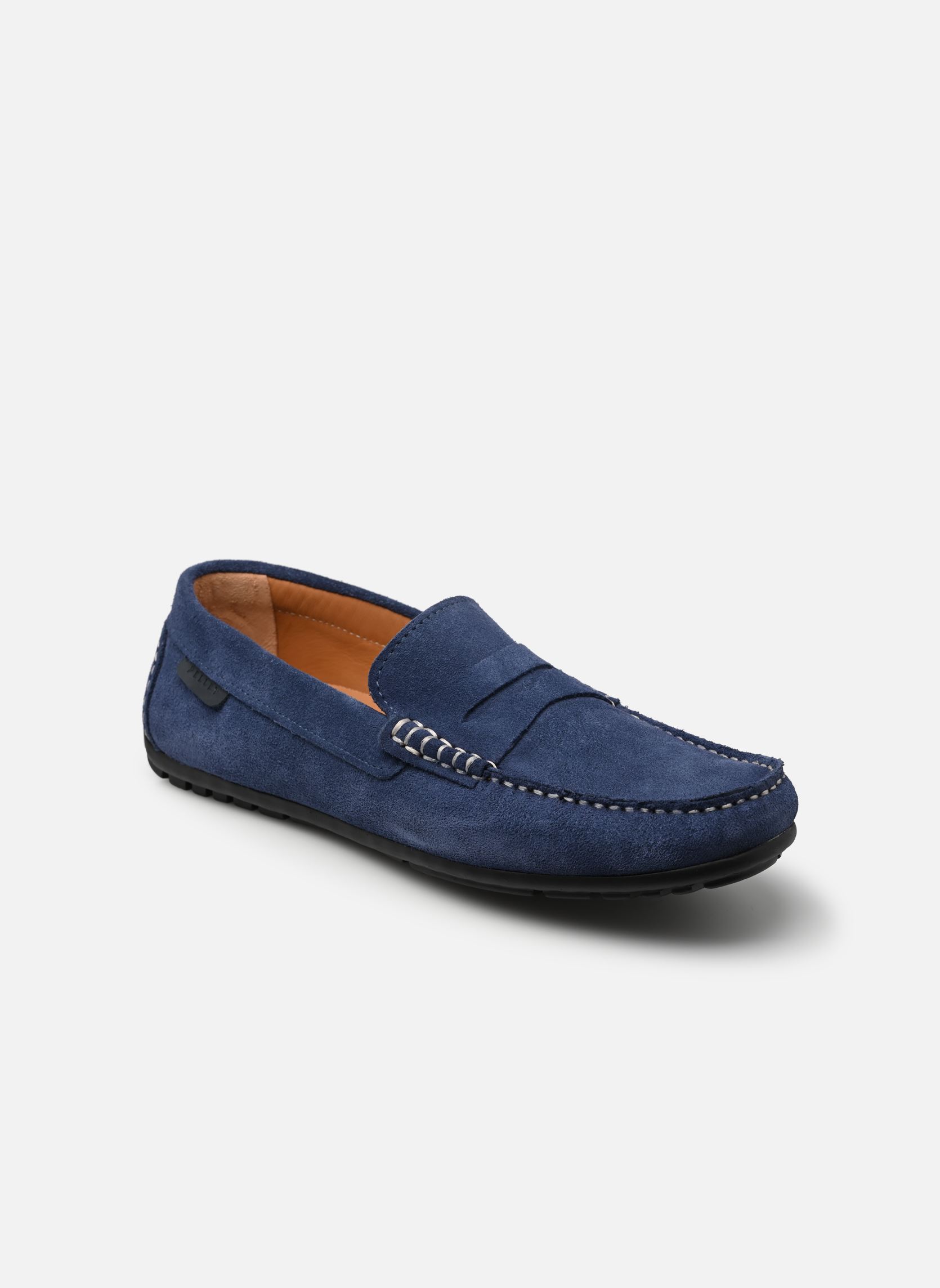 Mocasines CADOR hombre azul Pellet Mocasines CADOR hombre azul VELOURS JEANS