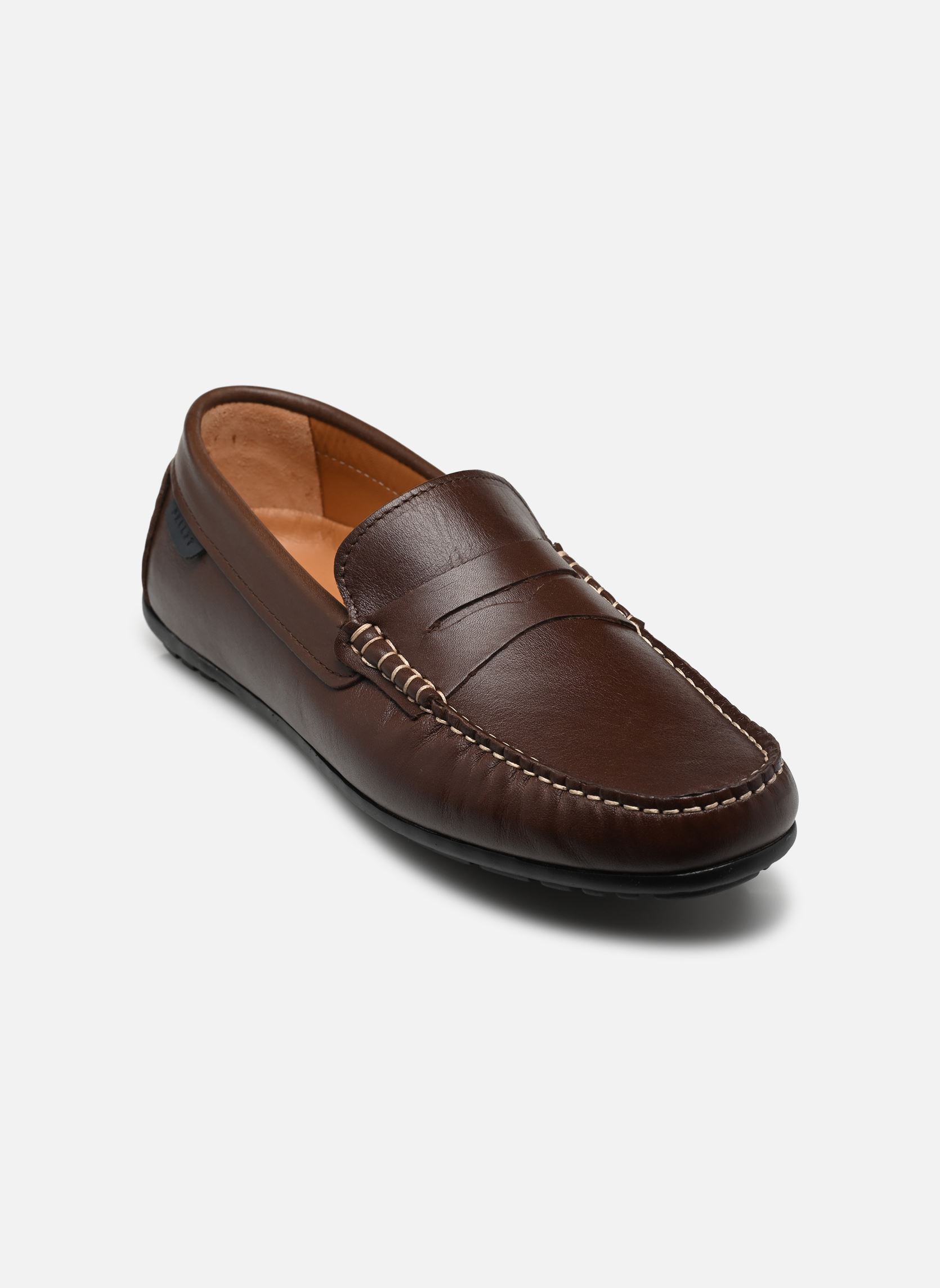 Loafer CADOR herren braun Pellet Loafer CADOR herren braun VEAU PULL UP CHOCOLAT