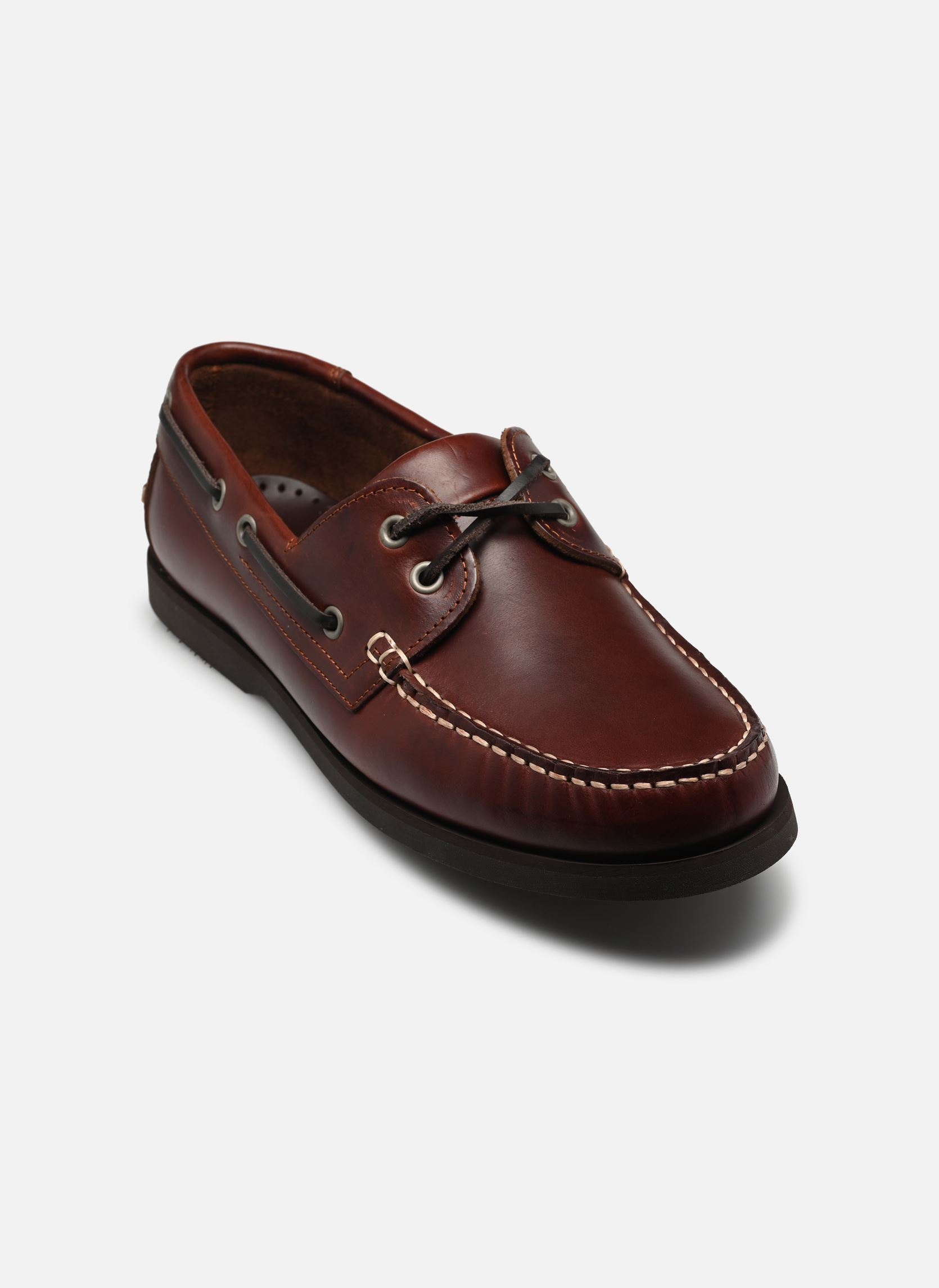 Bootschoenen VENDEE heren bruin Pellet Bootschoenen VENDEE heren bruin VEAU MARRON / MARRON