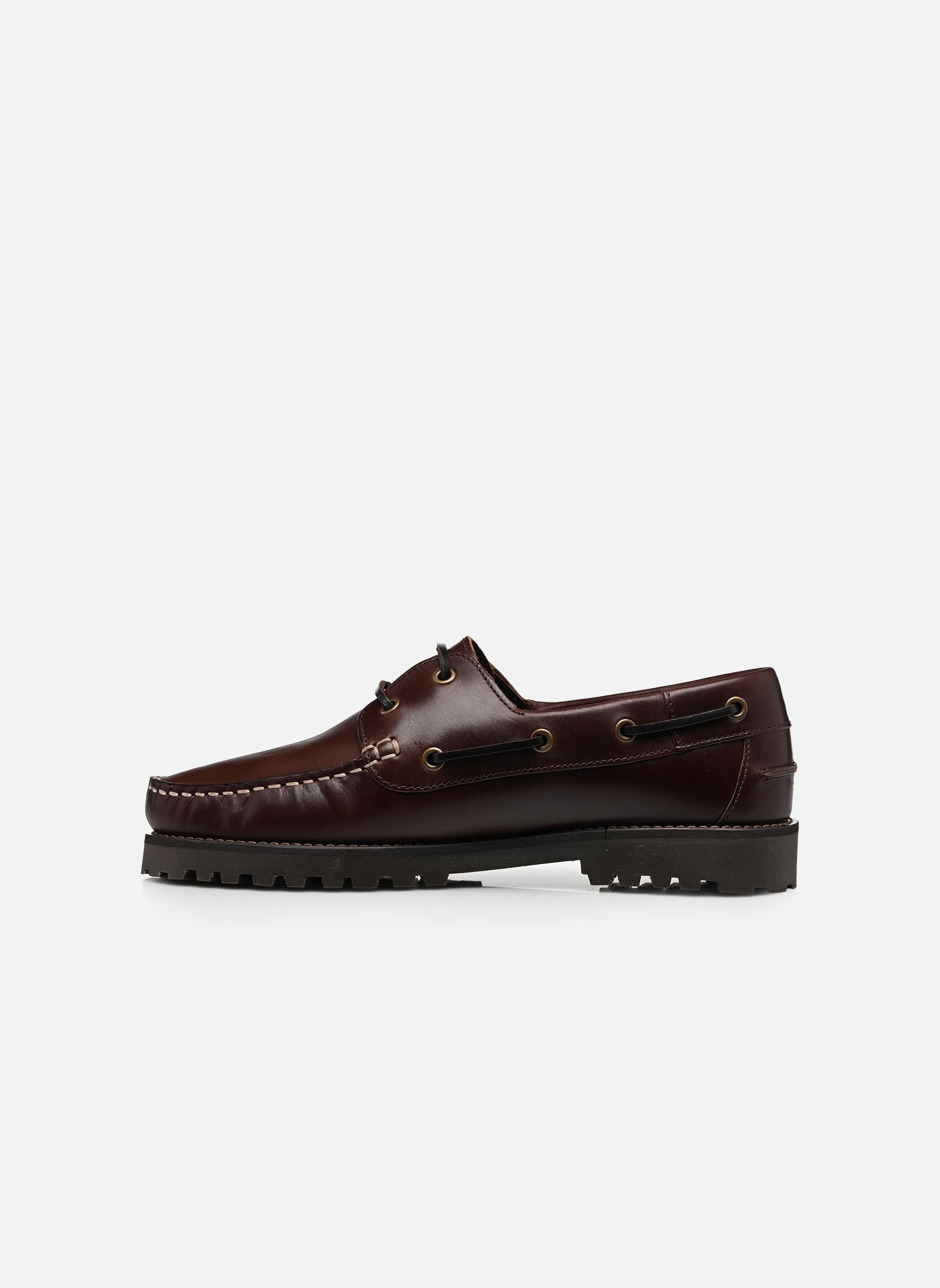 Chaussures bateaux Olivio homme marron Pellet Chaussures bateaux Olivio homme marron VEAU PULL UP CHOCOLAT