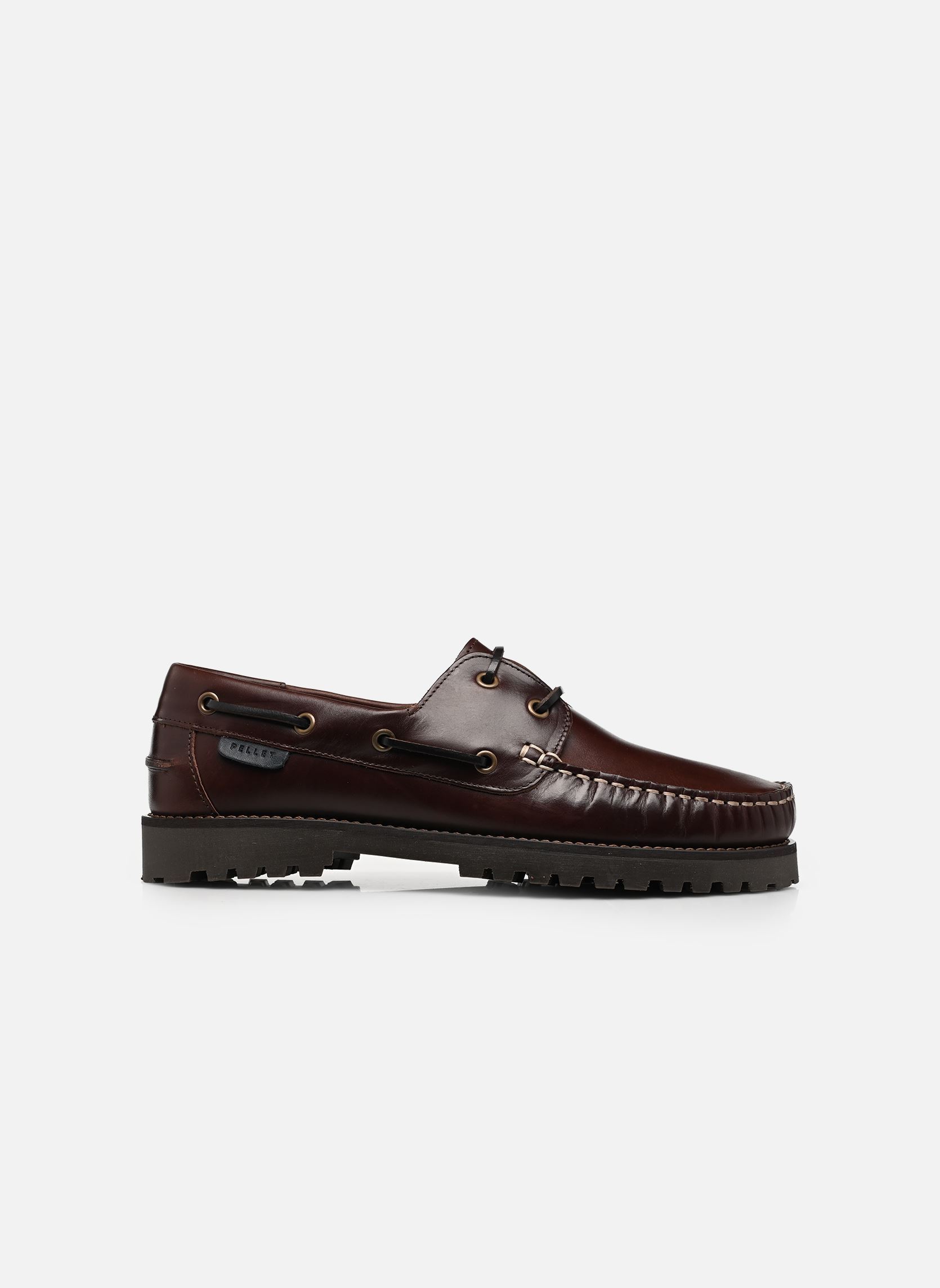 Chaussures bateaux Olivio homme marron Pellet Chaussures bateaux Olivio homme marron VEAU PULL UP CHOCOLAT