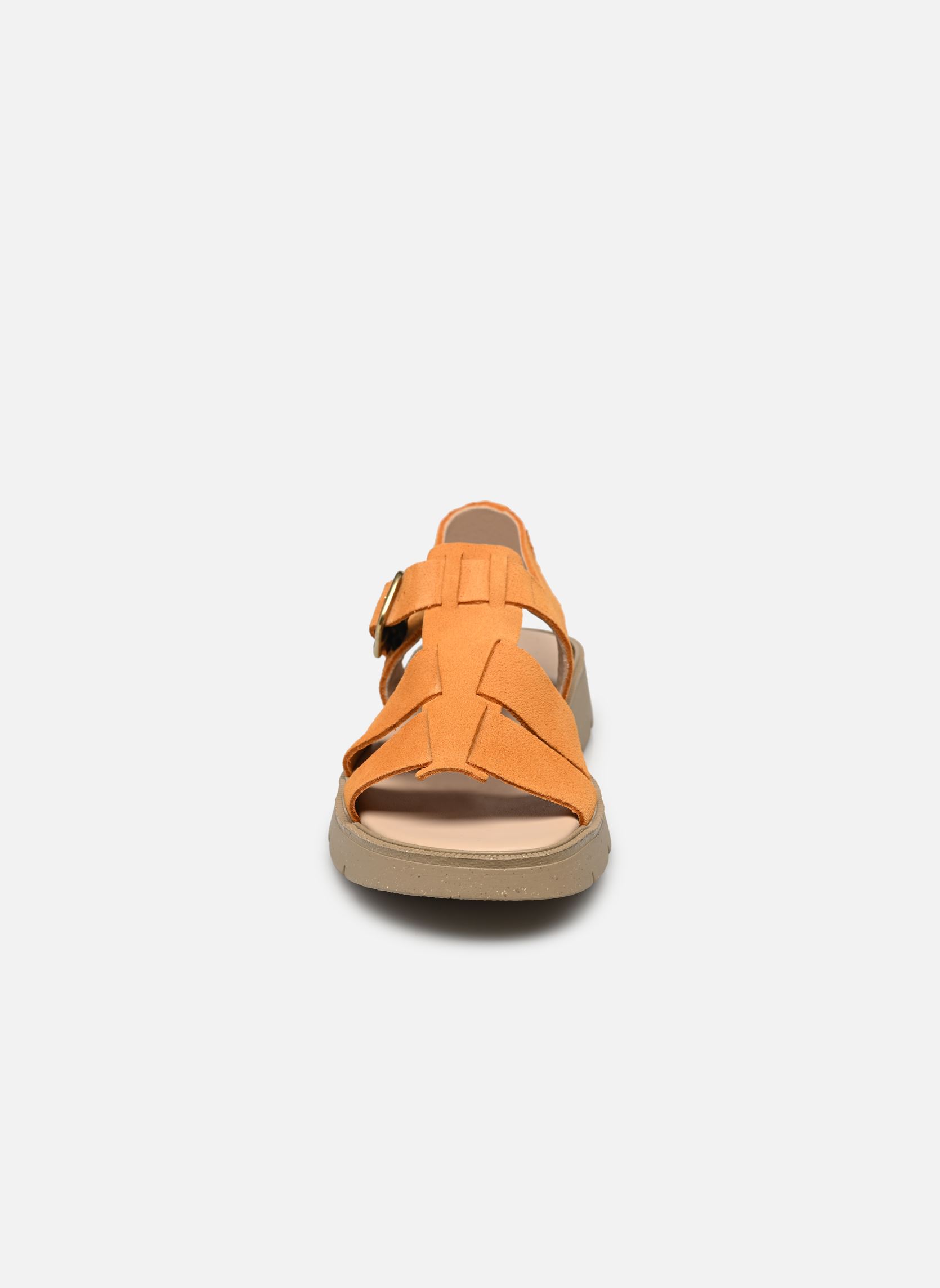 Platte sandalen BALLAST V dames oranje Kleman Platte sandalen BALLAST V dames oranje PECHE