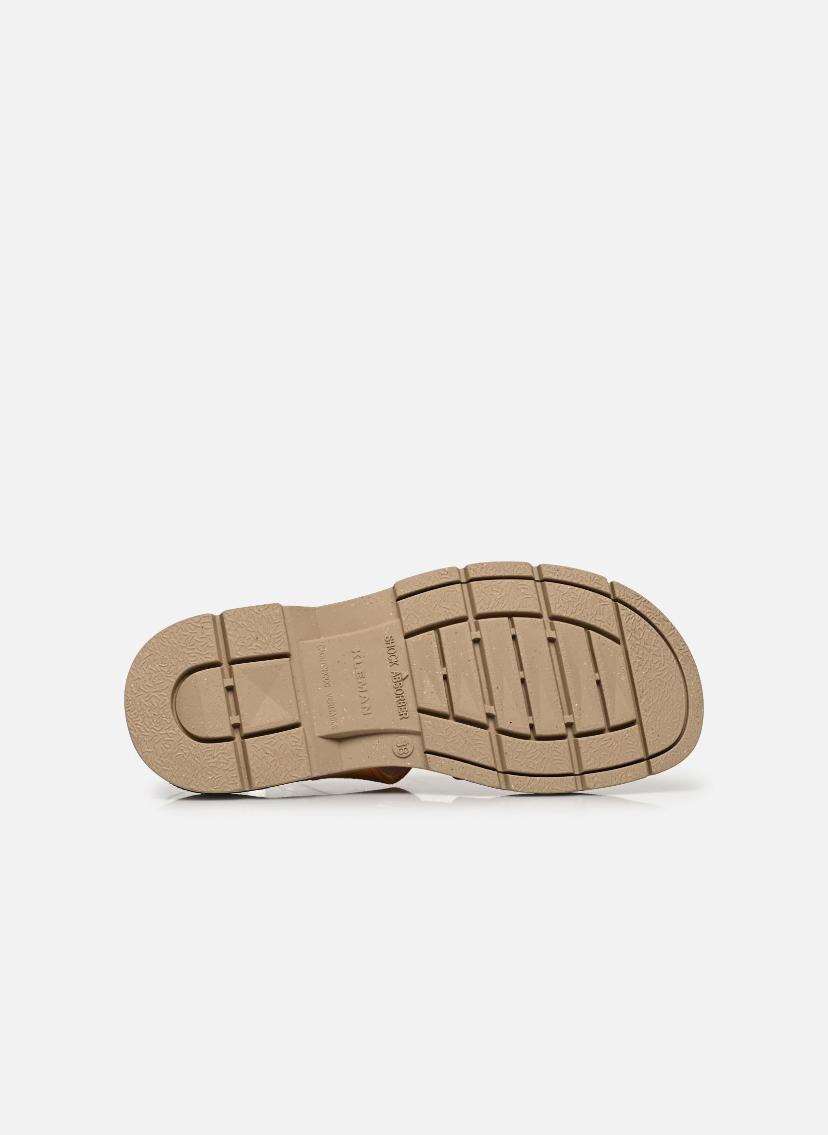 Platte sandalen BALLAST V dames oranje Kleman Platte sandalen BALLAST V dames oranje PECHE