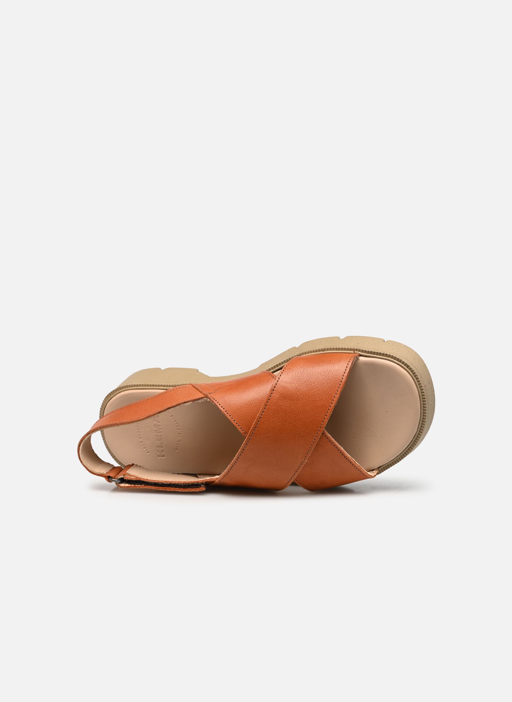 Sandales plates ILOT OAK femme orange Kleman Sandales plates ILOT OAK femme orange BRIQUE