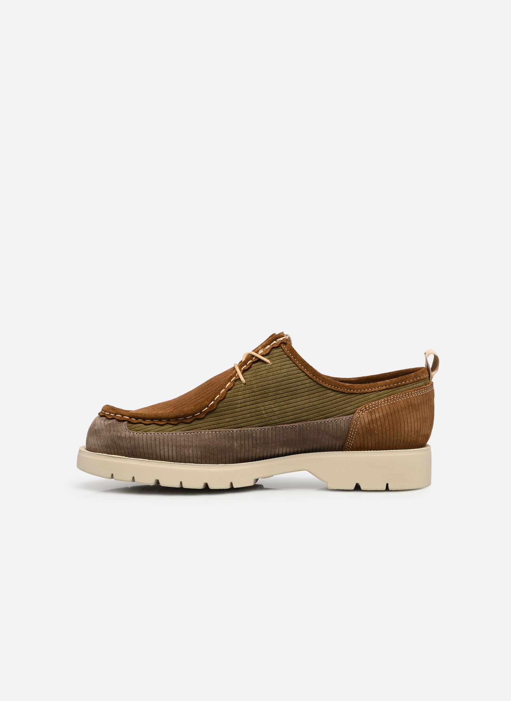 Molière schoenen BASTILLE CORD heren meerkleurig Kleman Molière schoenen BASTILLE CORD heren meerkleurig KAKI+TAUPE+MARRON