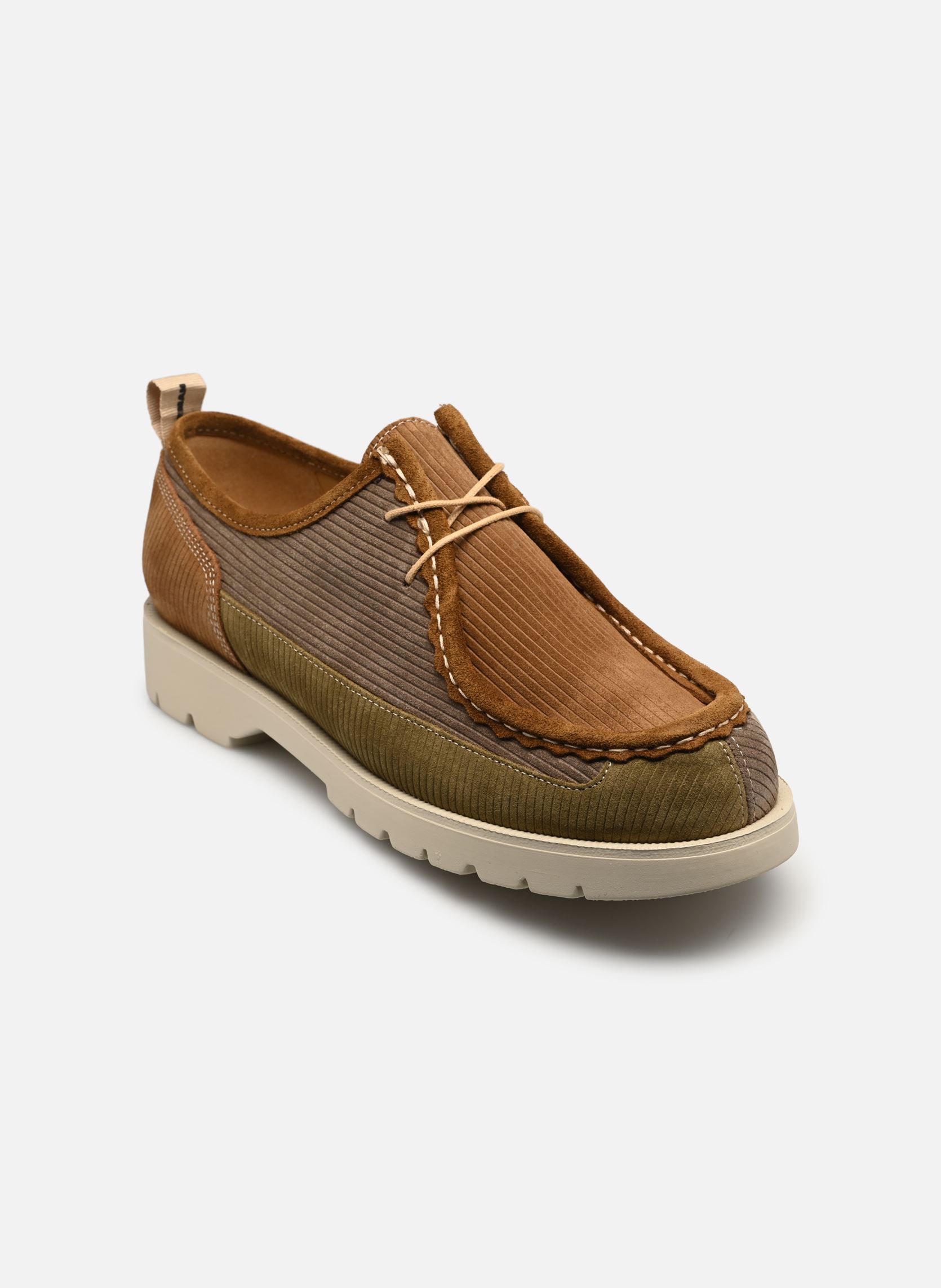 Molière schoenen BASTILLE CORD heren meerkleurig Kleman Molière schoenen BASTILLE CORD heren meerkleurig KAKI+TAUPE+MARRON