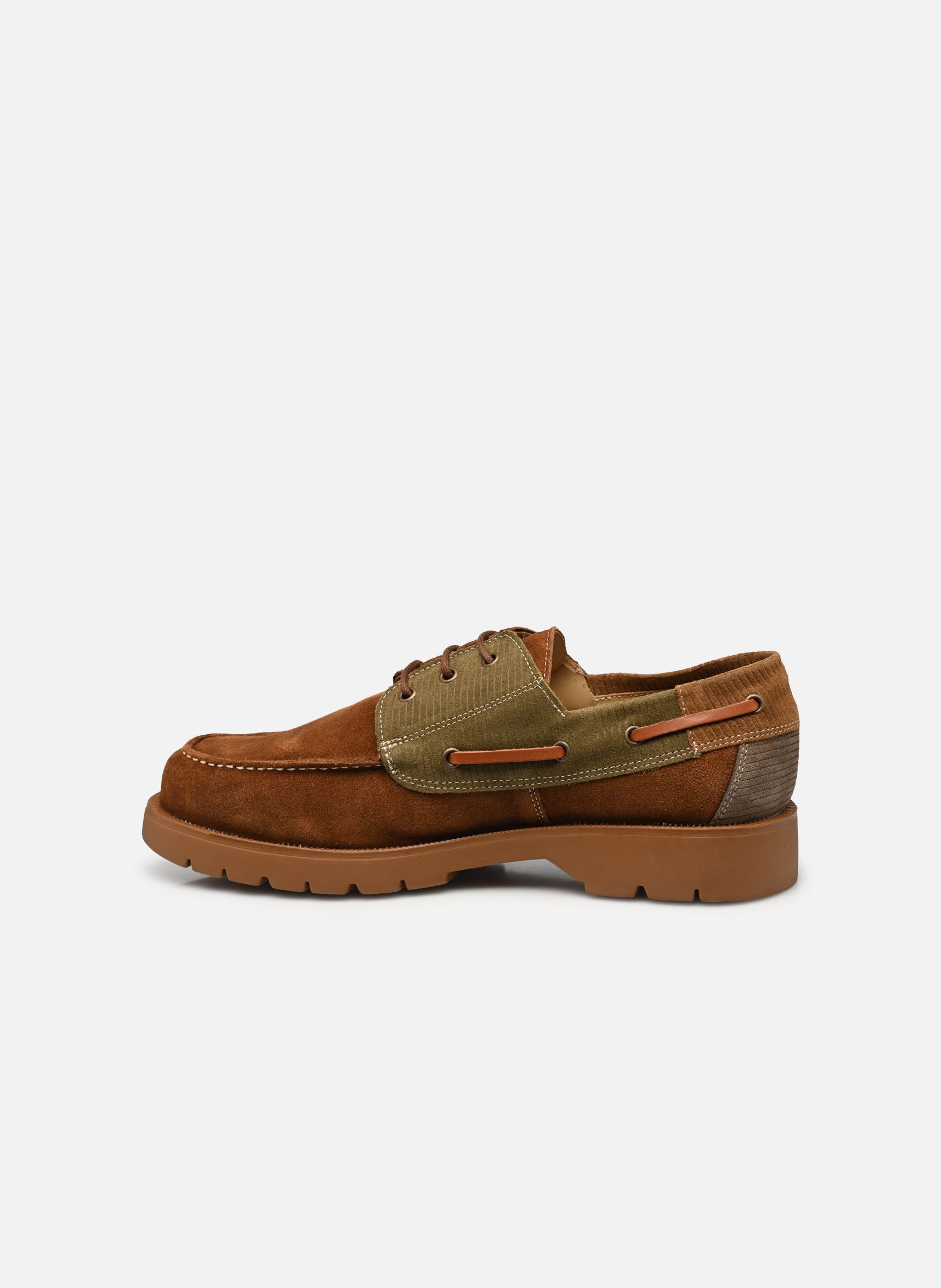 Derbies DONATO CORD homme multicolore Kleman Derbies DONATO CORD homme multicolore COGNAC+MARRON+KAKI