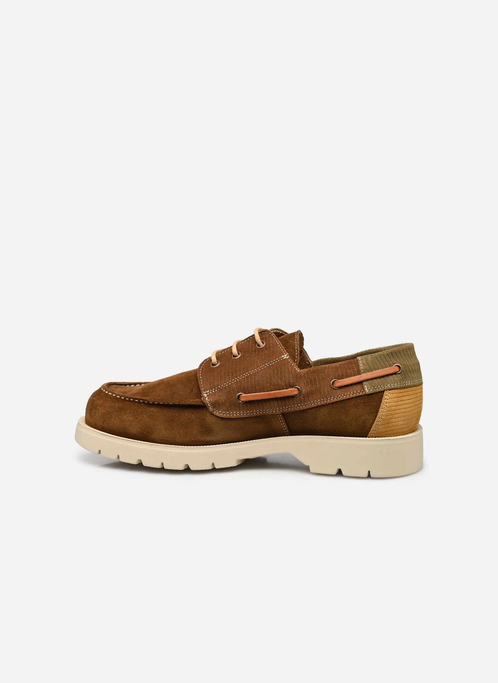 Derby schoenen DONATO CORD heren meerkleurig Kleman Derby schoenen DONATO CORD heren meerkleurig TABAC+KAKI+MARRON