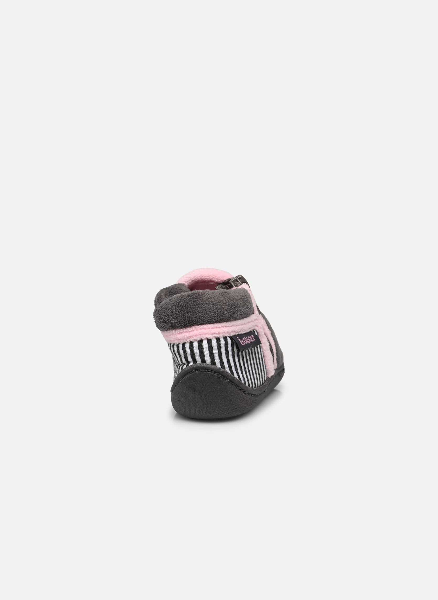 Hausschuhe Bottillons zip en micro-éponge W mädchen grau Isotoner Hausschuhe Bottillons zip en micro-éponge W mädchen grau GRIS
