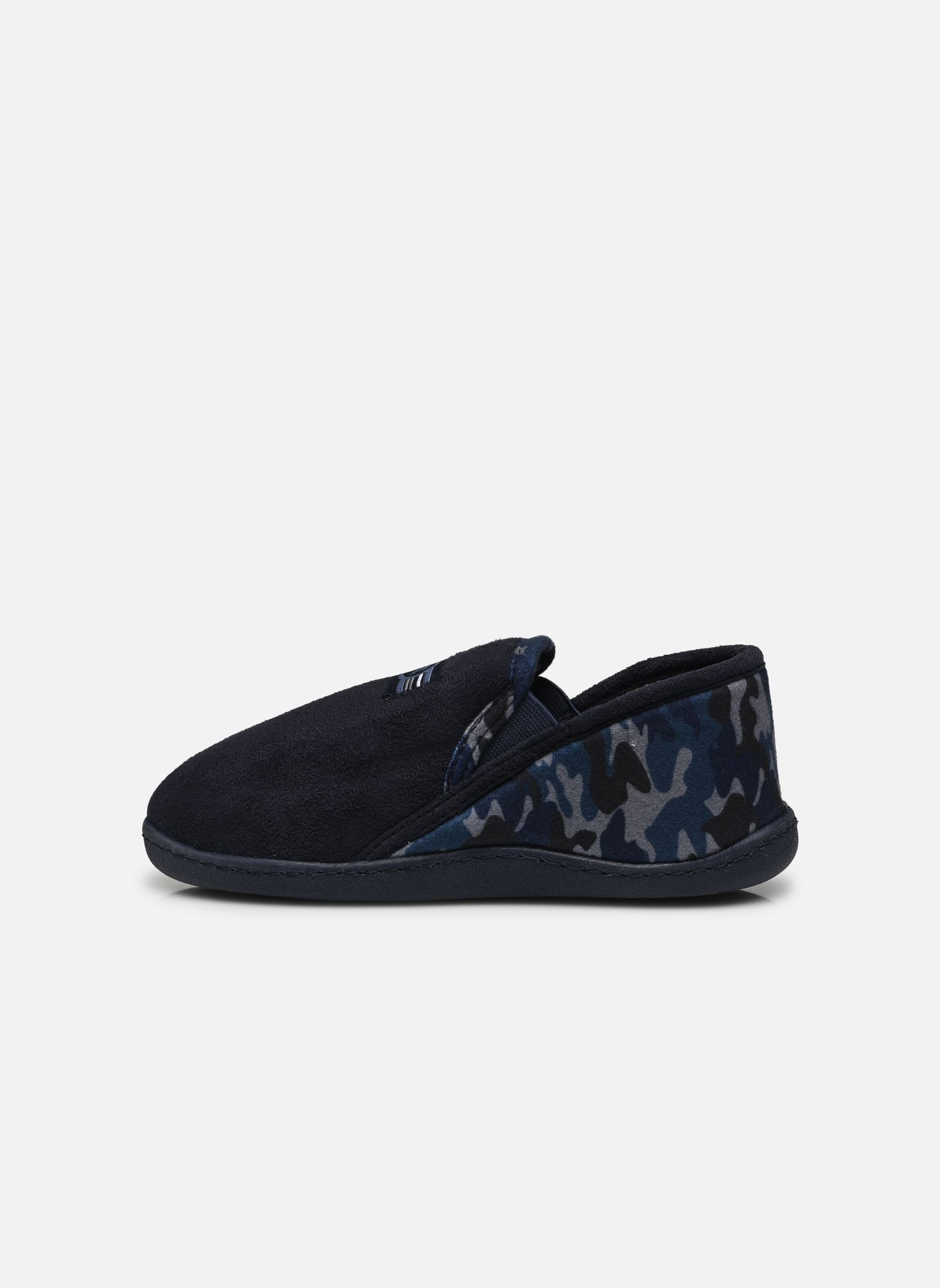 Chaussons Mocassins en suédine garçon bleu Isotoner Chaussons Mocassins en suédine garçon bleu MARINE