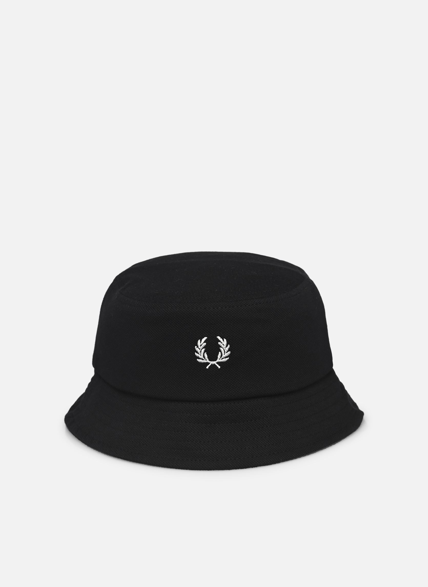 Hoeden PIQUE BUCKET HAT heren zwart Fred Perry Hoeden PIQUE BUCKET HAT heren zwart BLACK/SNOWWHITE