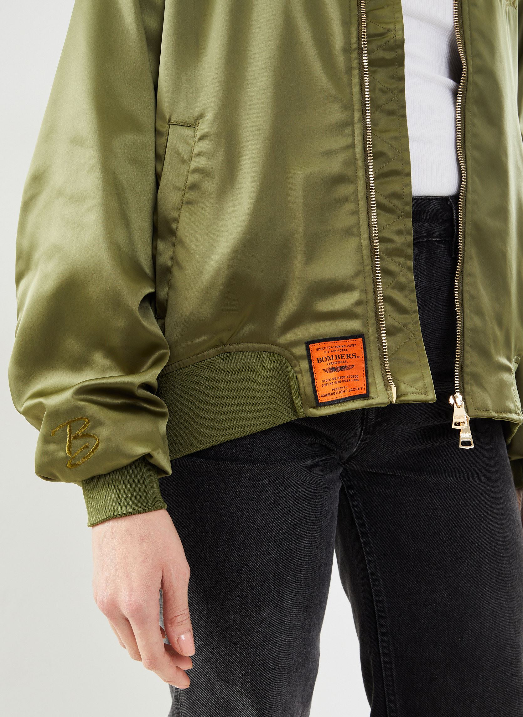Bomberjacks Ballerina Women dames groen Bombers Original Bomberjacks Ballerina Women dames groen KAKI
