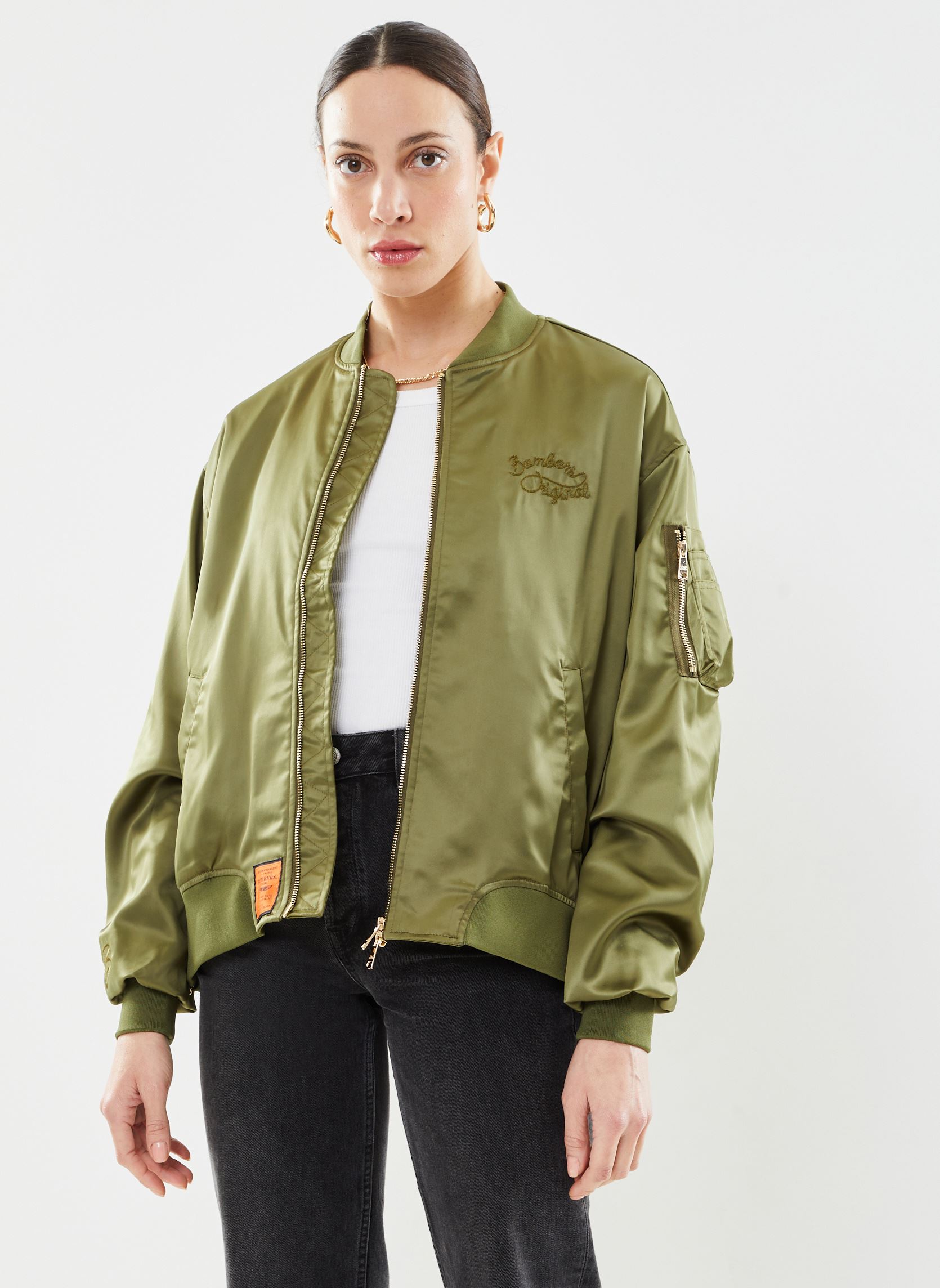 Bomberjacks Ballerina Women dames groen Bombers Original Bomberjacks Ballerina Women dames groen KAKI