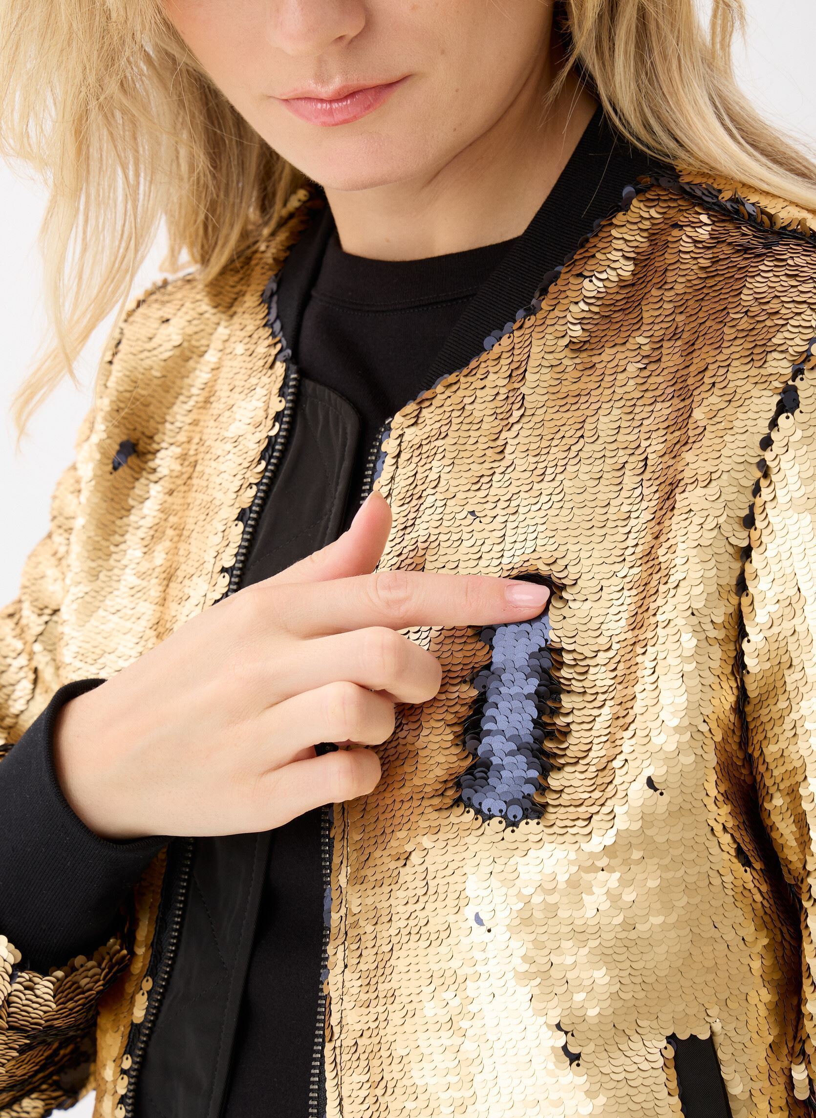 Blousons Glitter Women femme or et bronze Bombers Original Blousons Glitter Women femme or et bronze GOLD