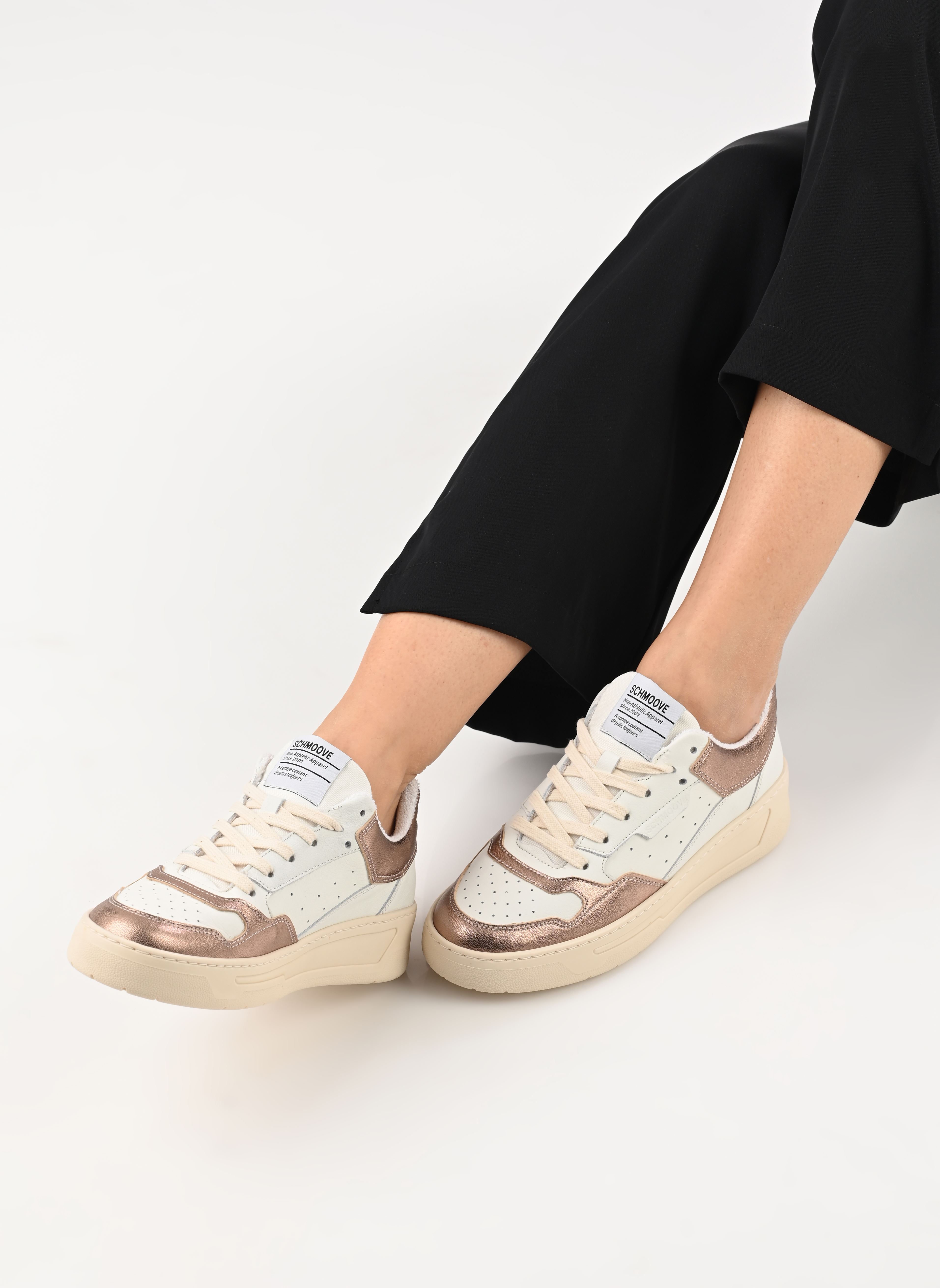 Sneakers SMATCH NEW TRAINER W dames wit Schmoove Sneakers SMATCH NEW TRAINER W dames wit WHITE/THOR