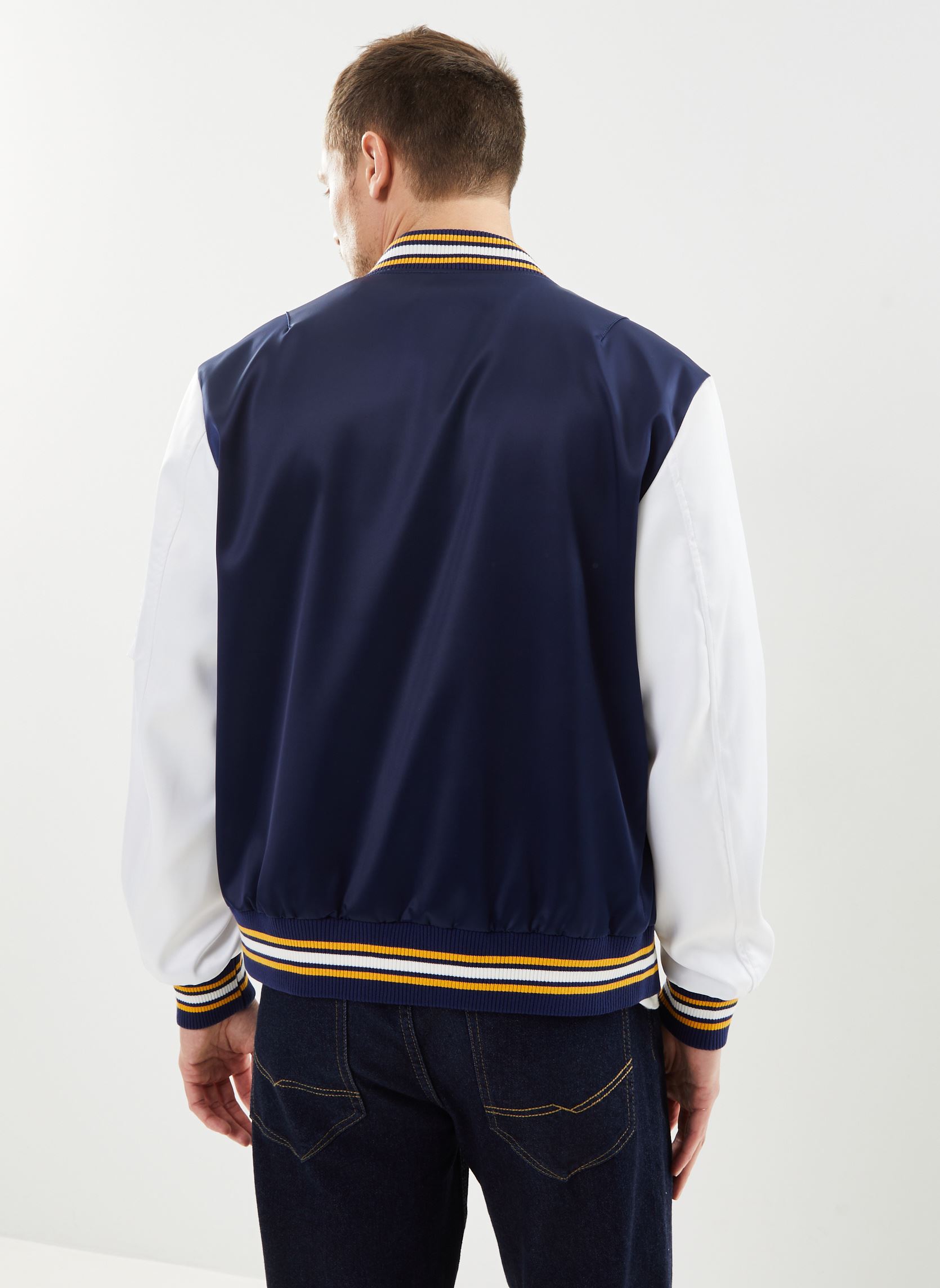 Bomberjacks March Men heren blauw Bombers Original Bomberjacks March Men heren blauw NAVY/WHITE